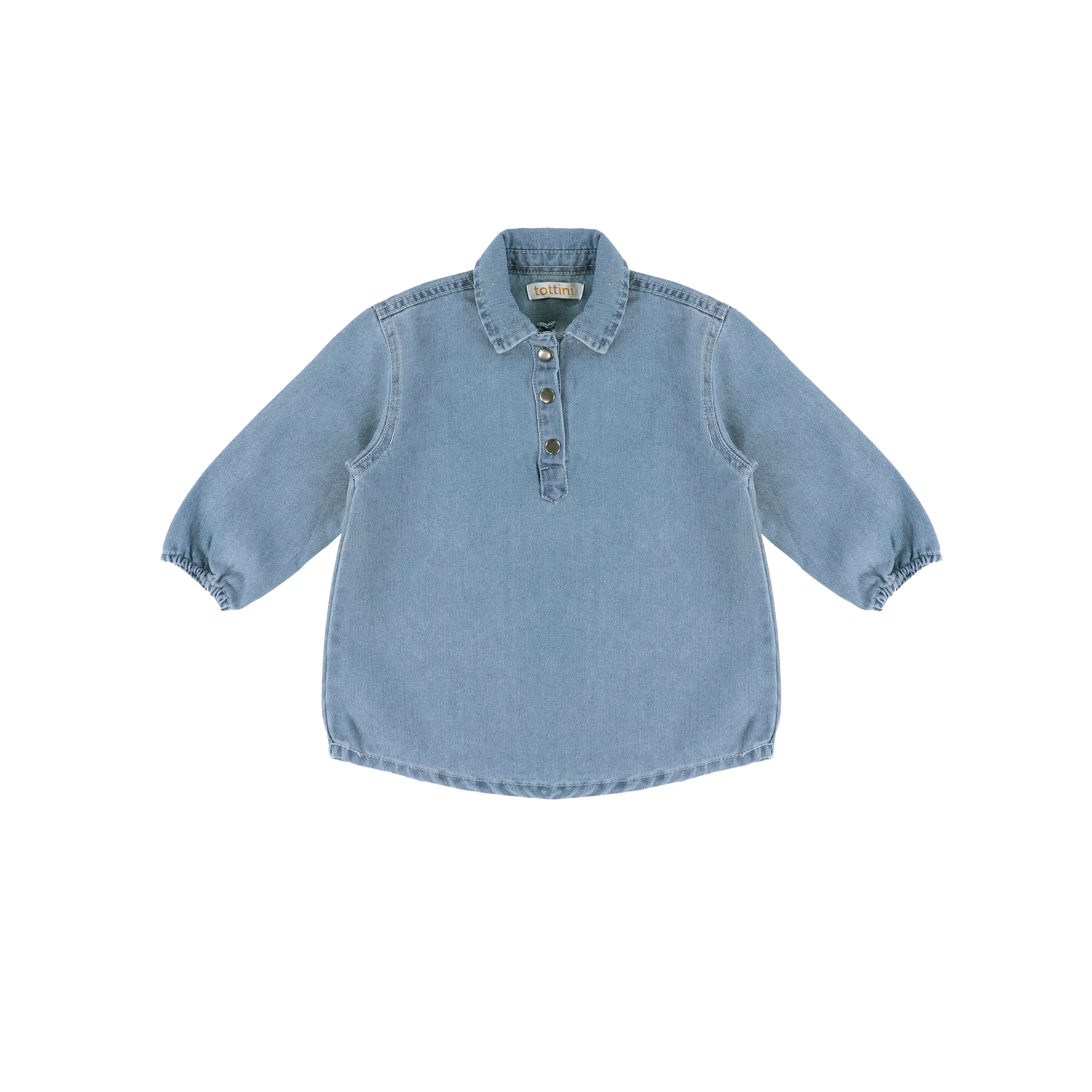 3/4 SLEEVES DENIM STITCHED SHIRT - Image 2