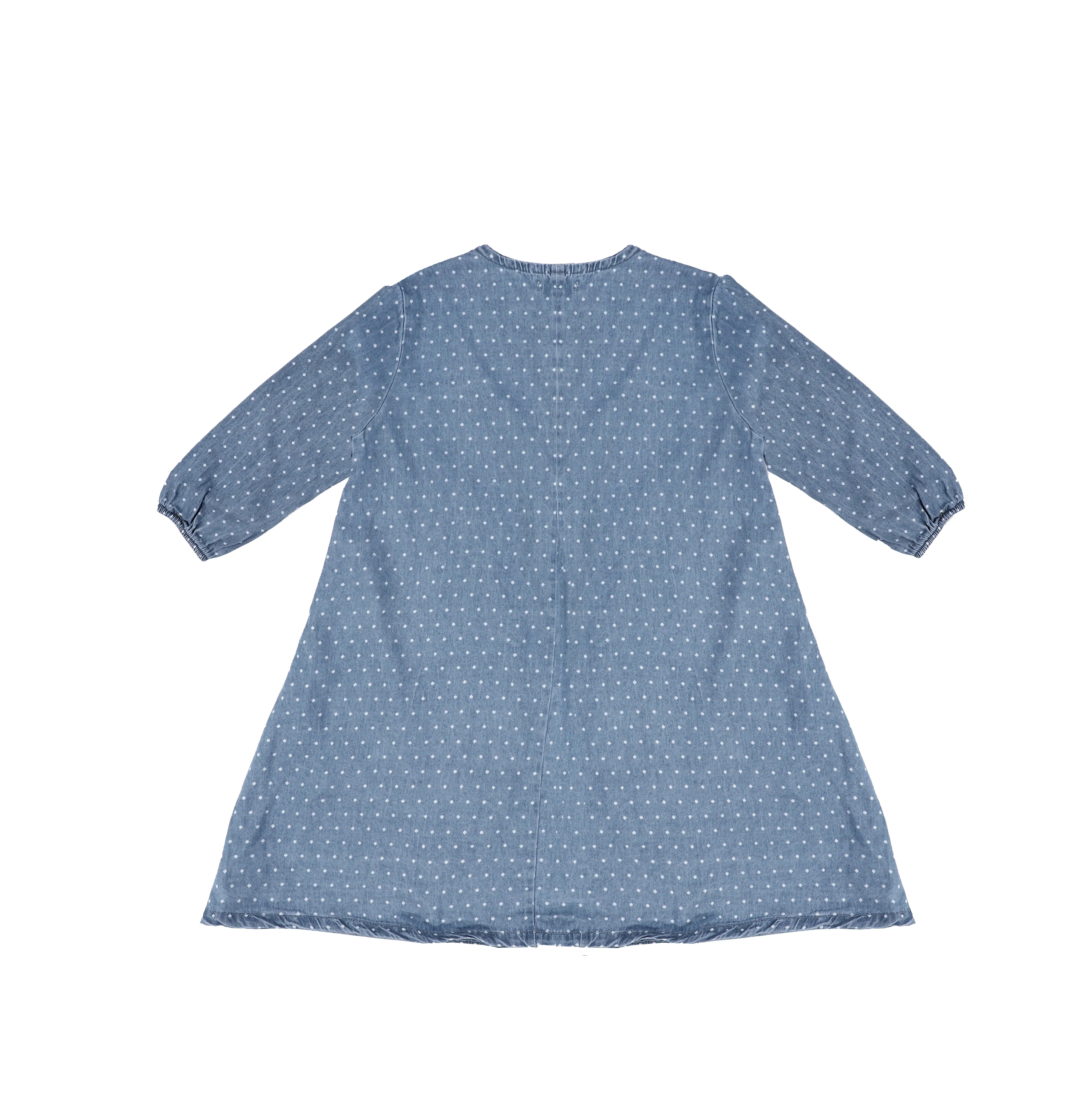 3/4 SLEEVES DIAMOND SEAM DRESS - Image 2