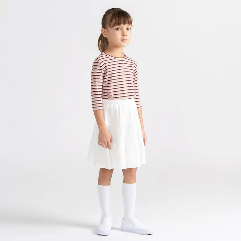 3/4 SLEEVES DOUBLE STRIPE TSHIRT - Image 5