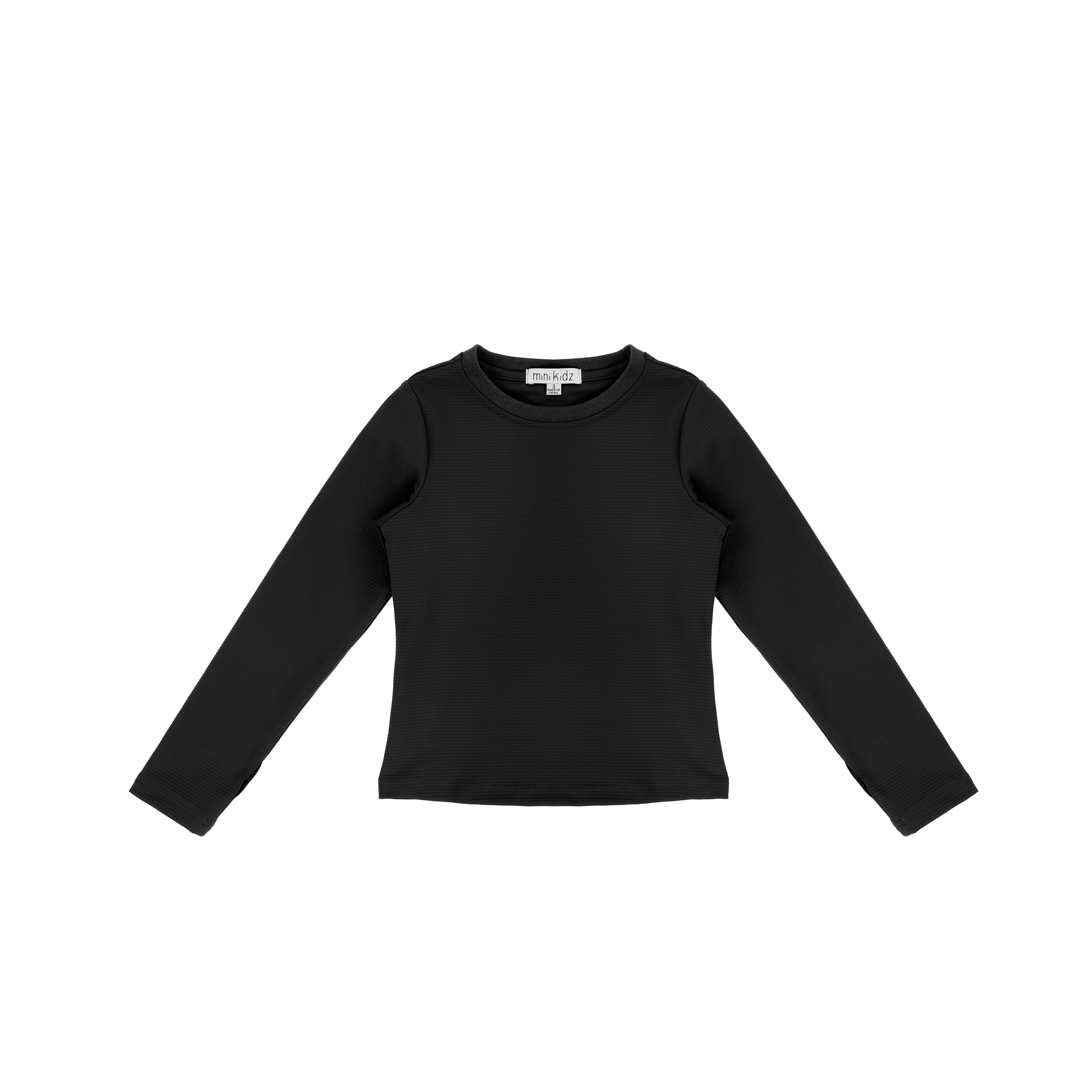 LONG SLEEVES DRY FIT RIBBED TSHIRT