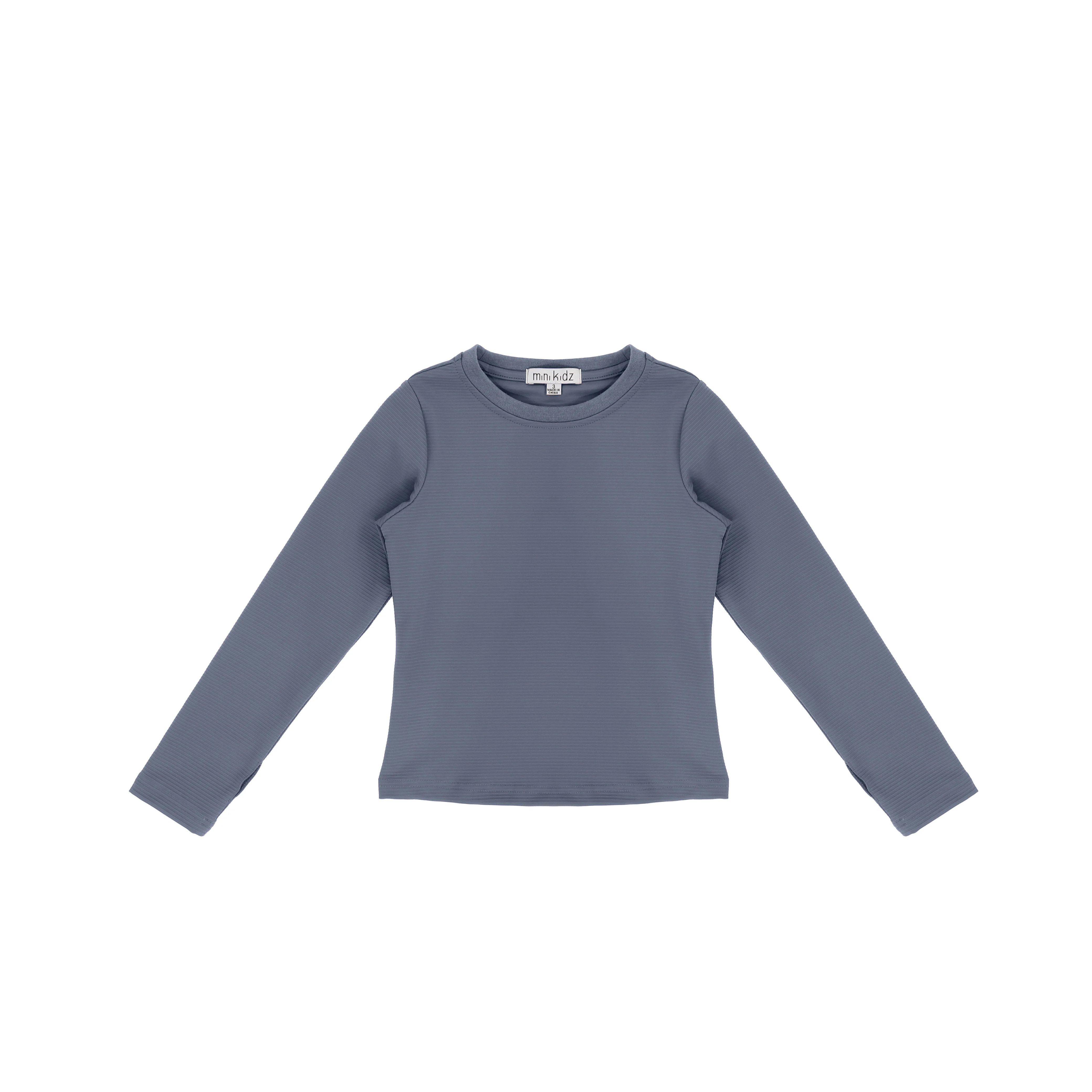 LONG SLEEVES DRY FIT RIBBED TSHIRT - Image 2