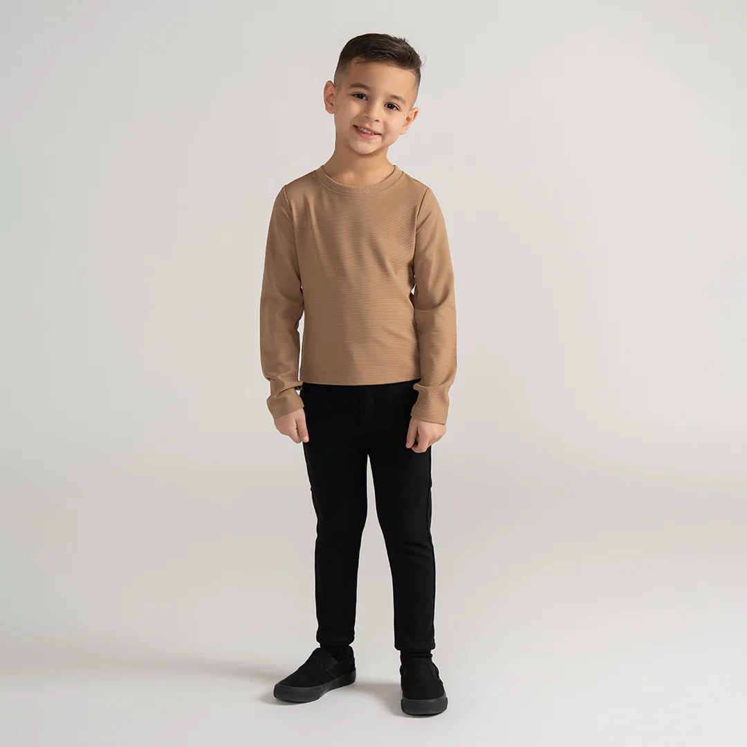 LONG SLEEVES DRY FIT RIBBED TSHIRT - Image 6