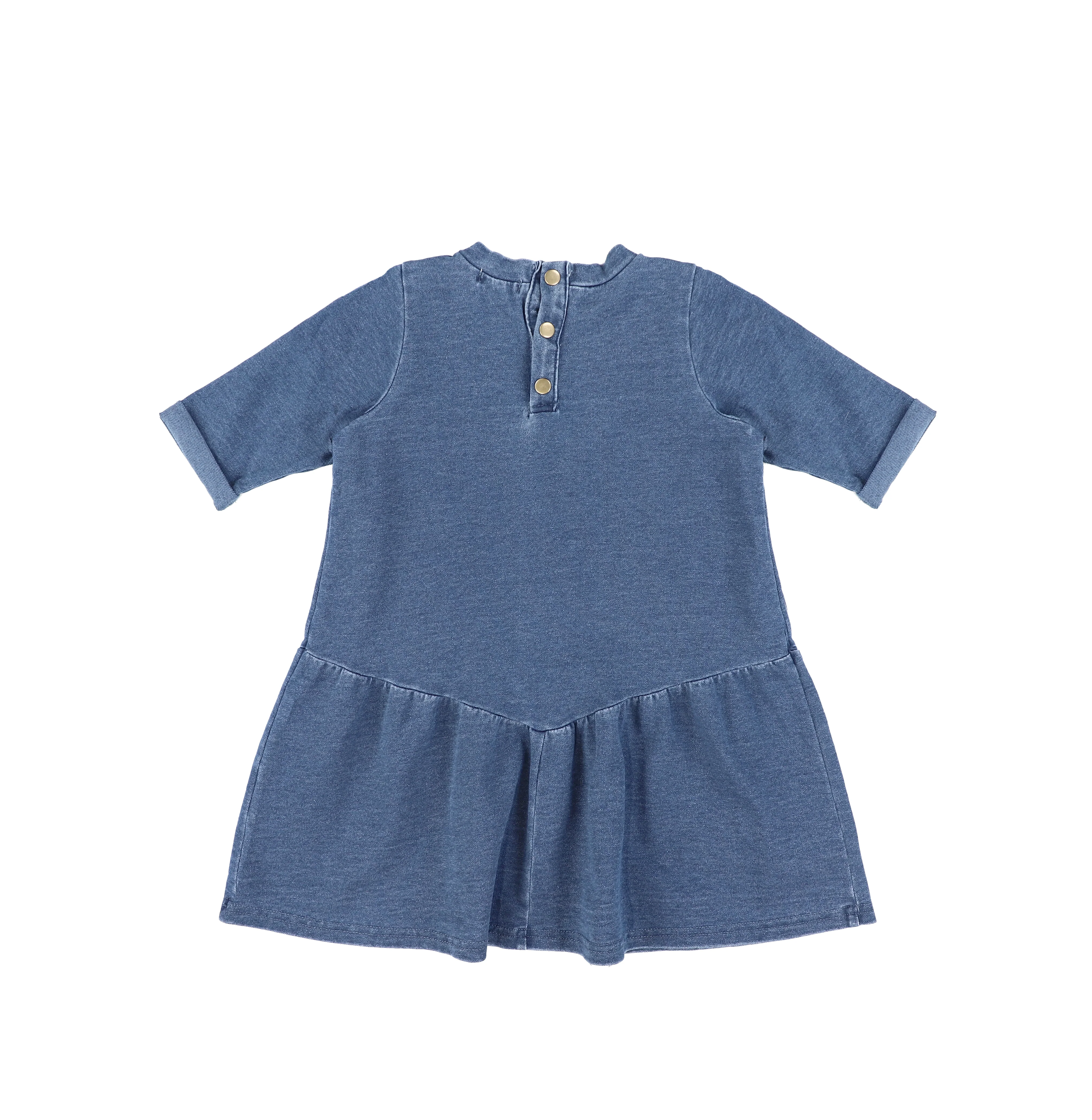 3/4 SLEEVES FRENCH TERRY DRESS - Image 2