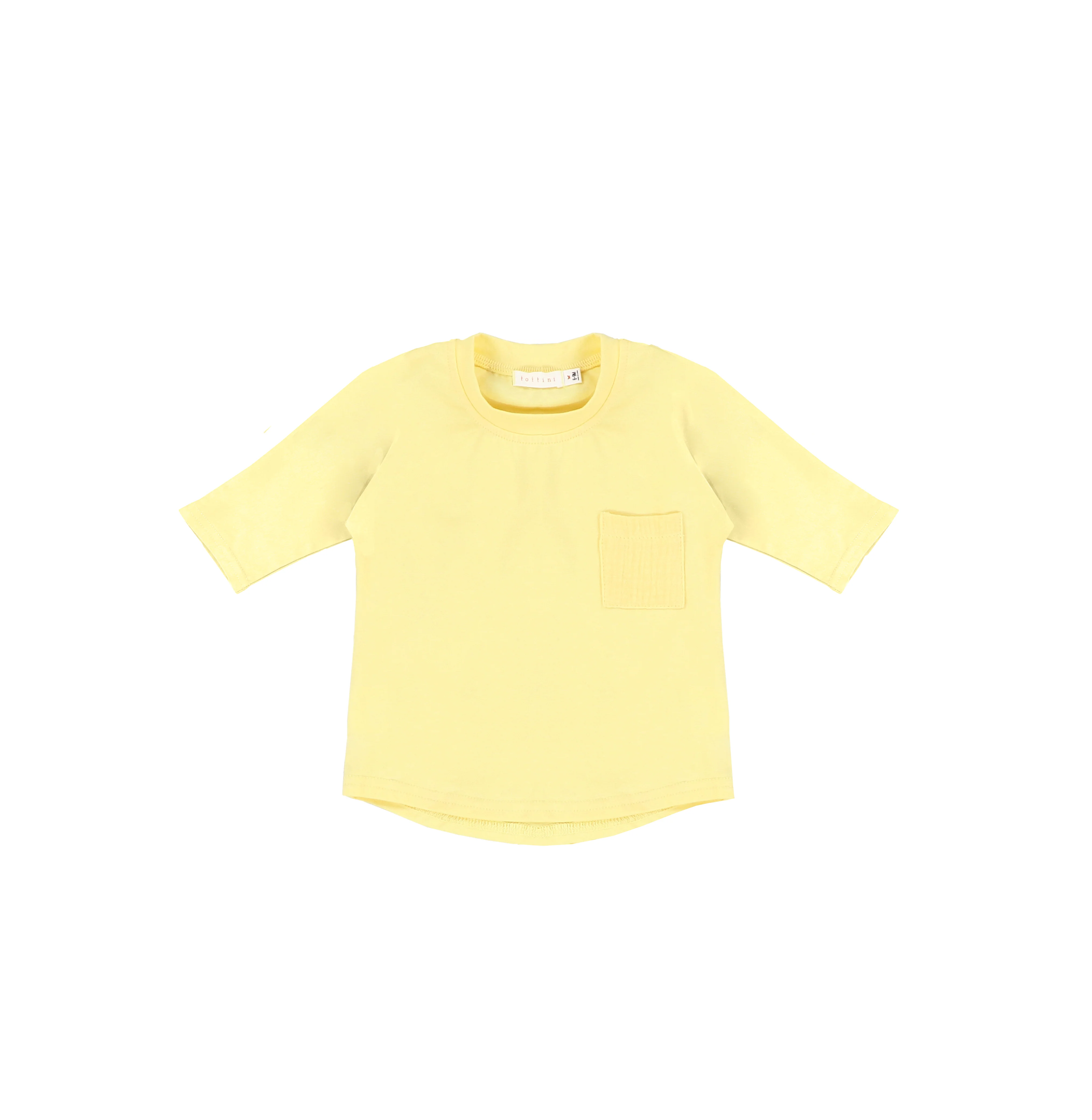 3/4 SLEEVES GAUZE POCKET TSHIRT - Image 3