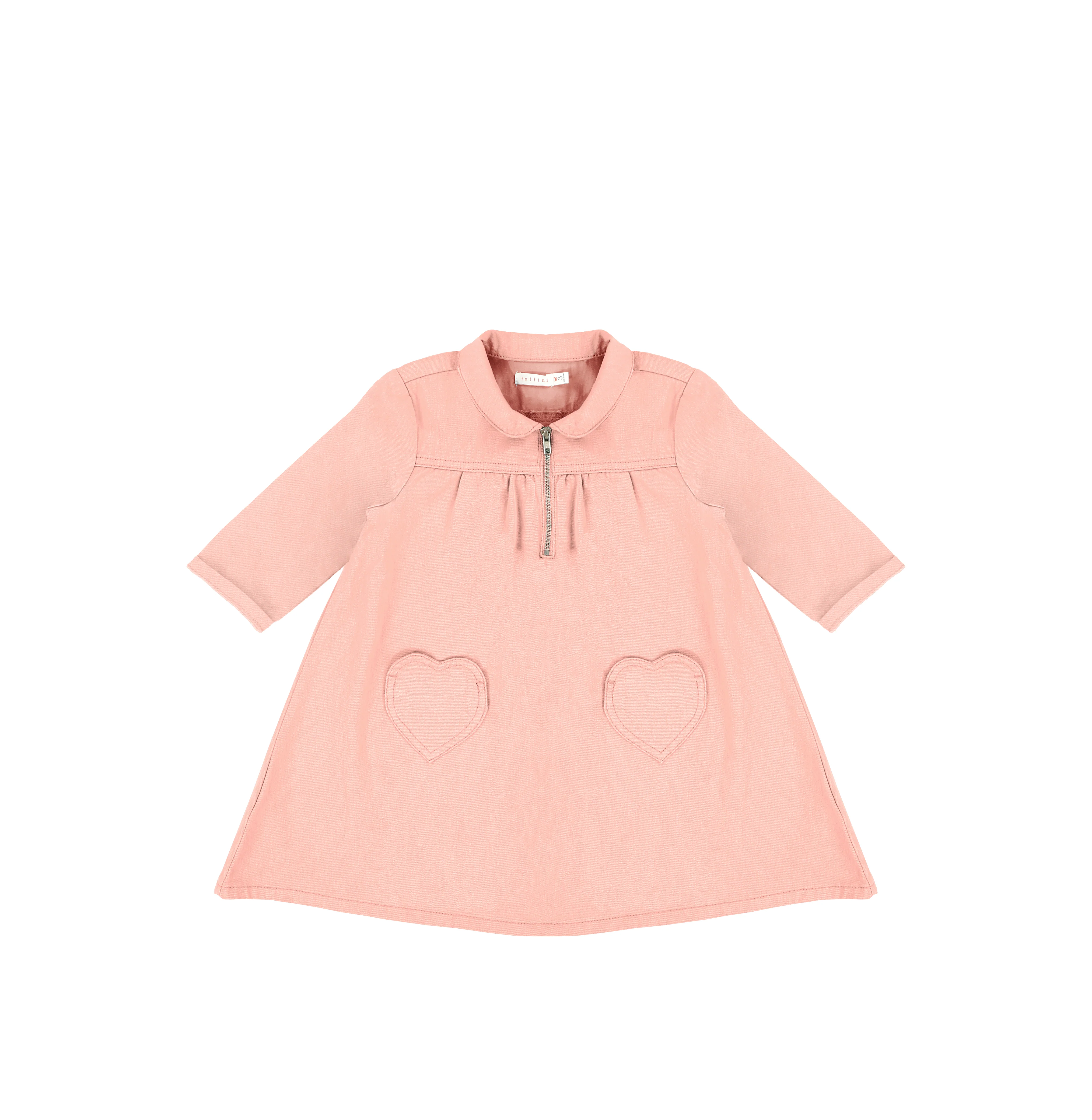 3/4 SLEEVES HEART POCKET DRESS - Image 3