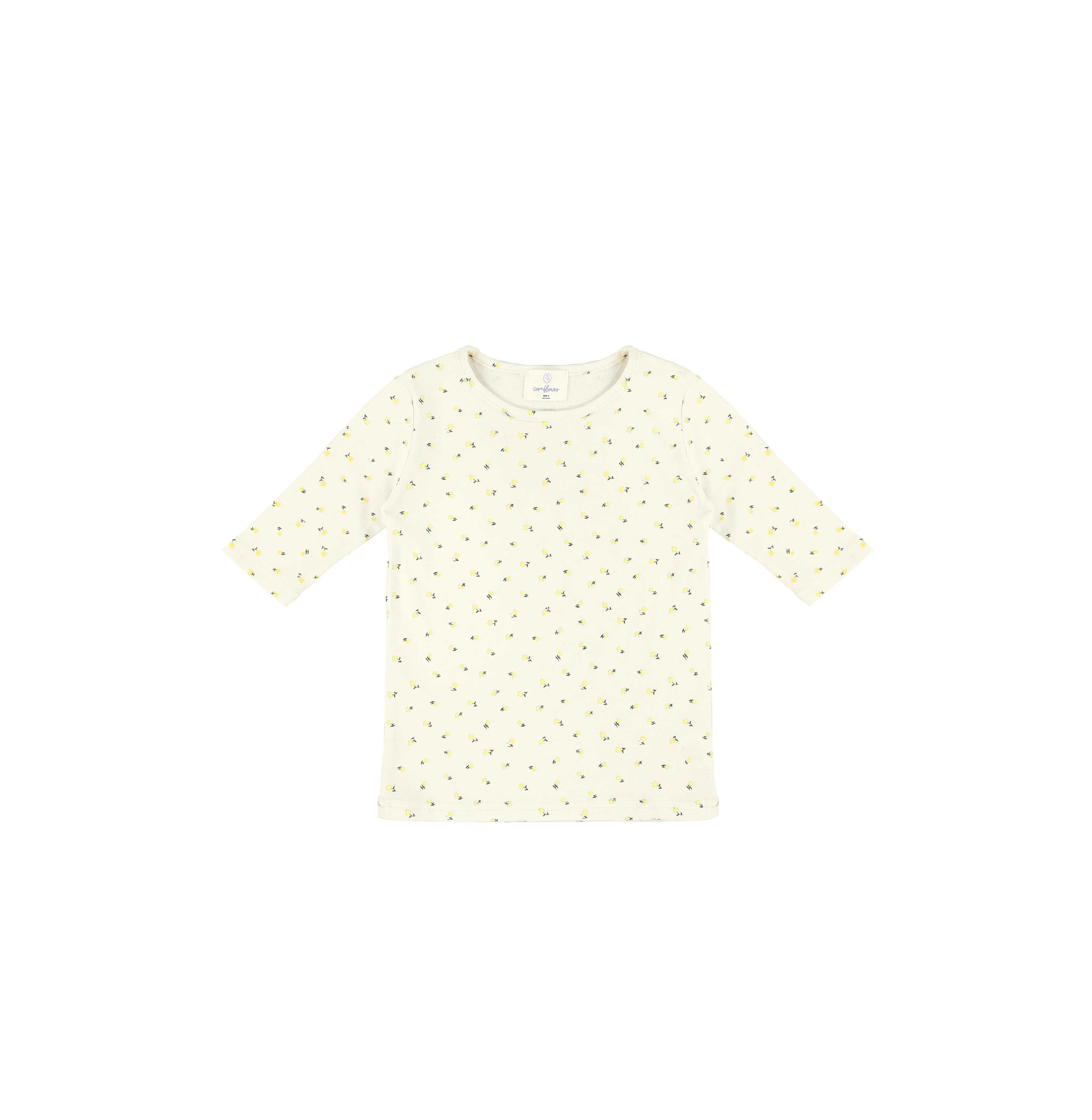 3/4 SLEEVES PETITE FLORAL TSHIRT - Image 2