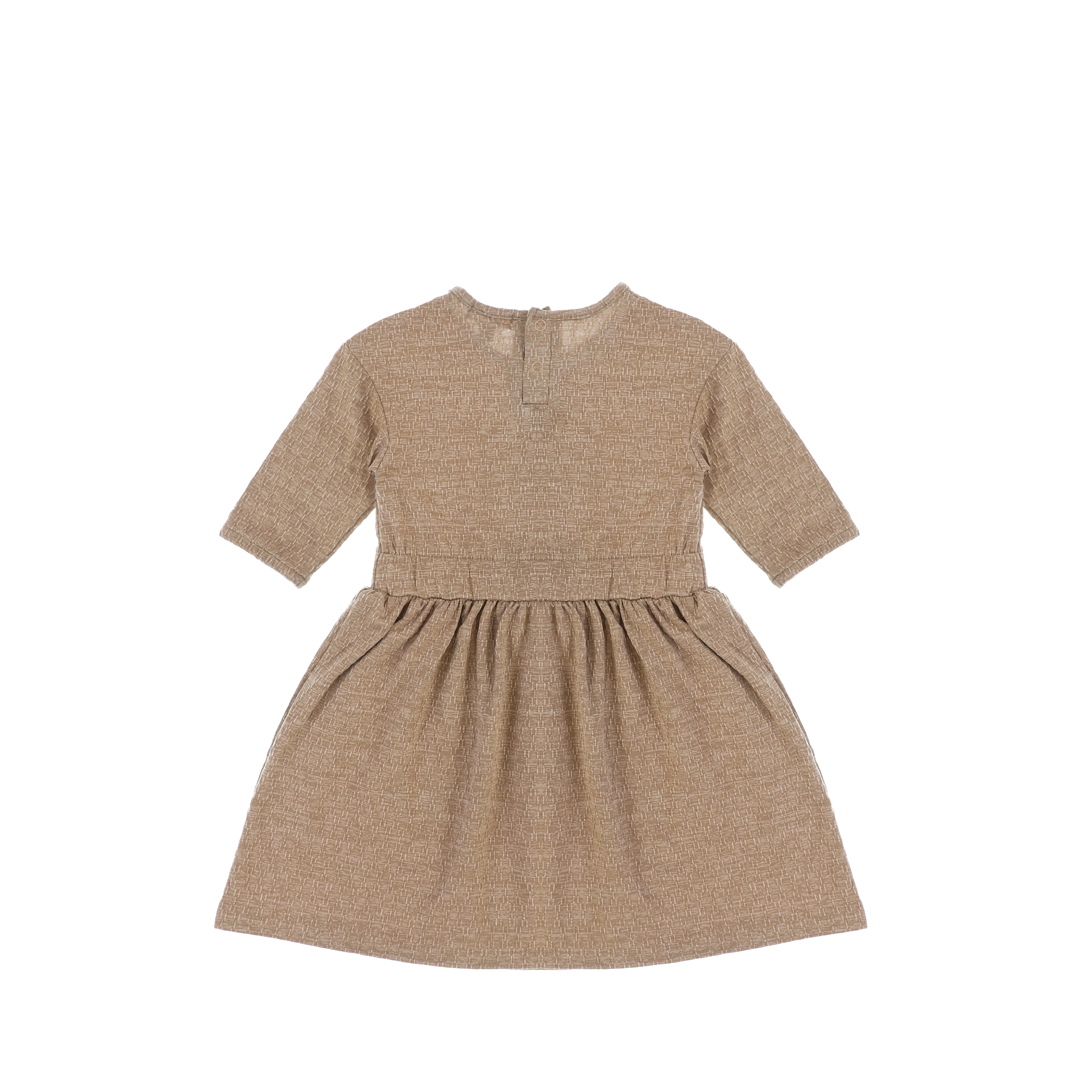 3/4 SLEEVES RAISED TEXTURED DRESS - Image 6