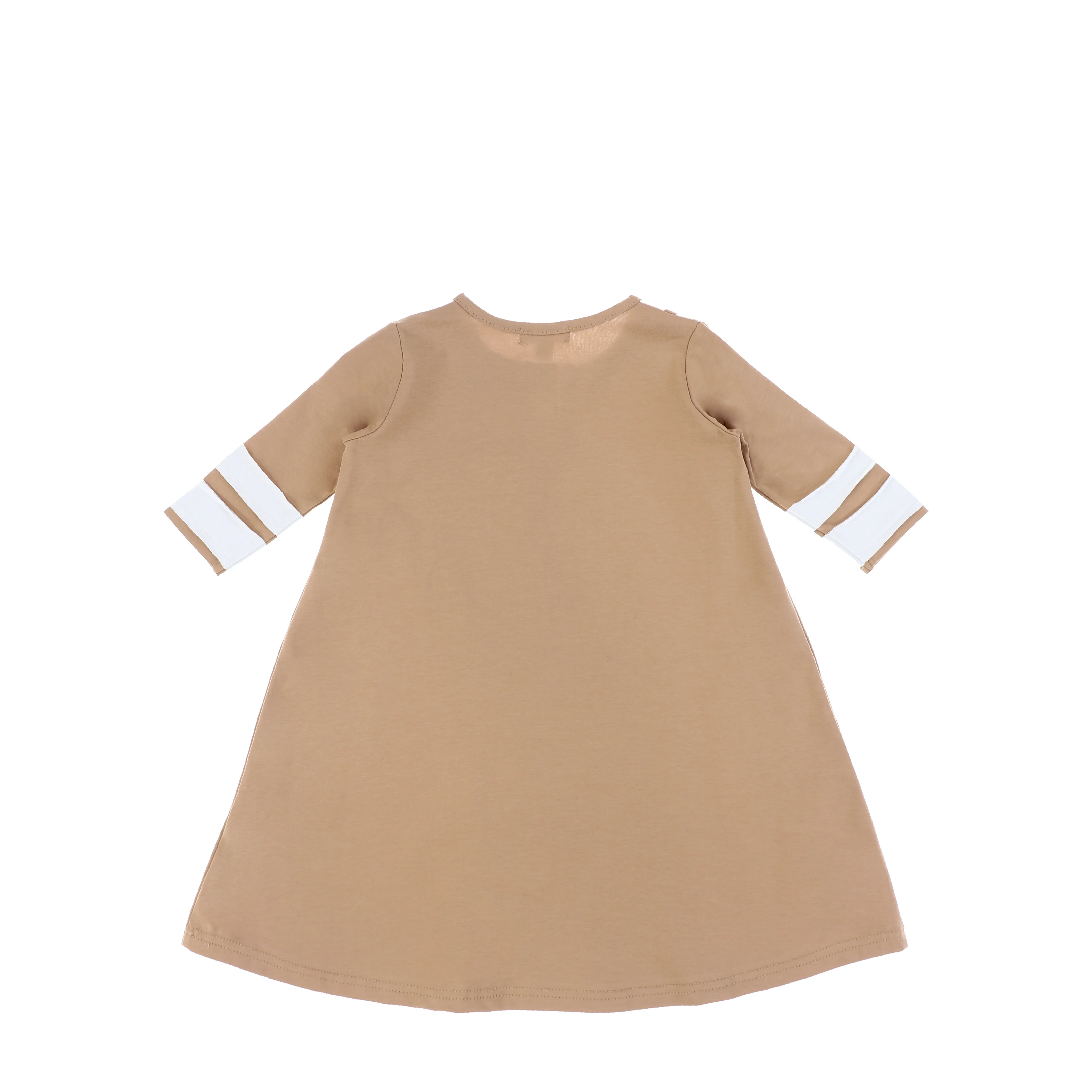 3/4 SLEEVES RAW EDGE DRESS - Image 4