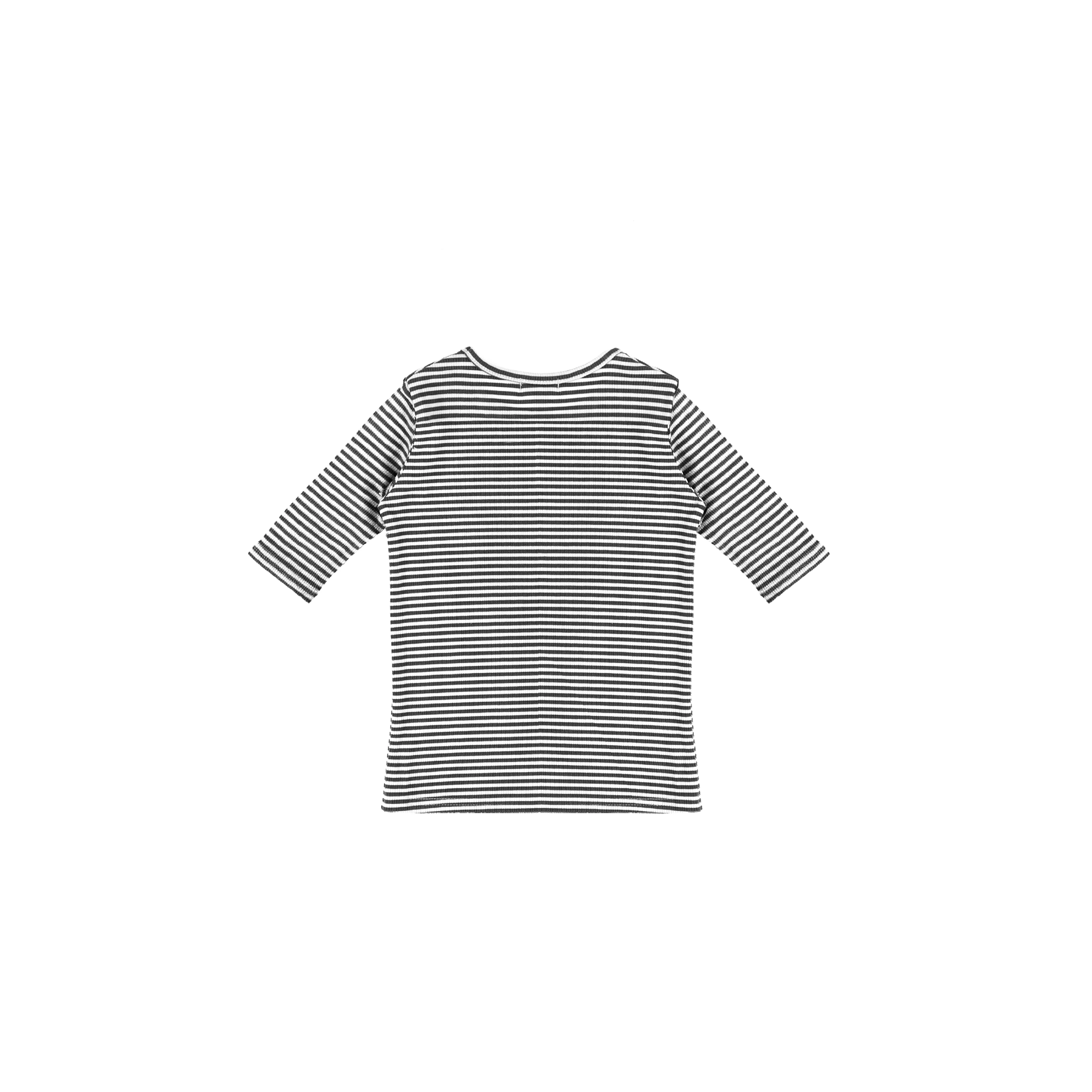 3/4 SLEEVES RIBBED STRIPED TSHIRT - Image 5