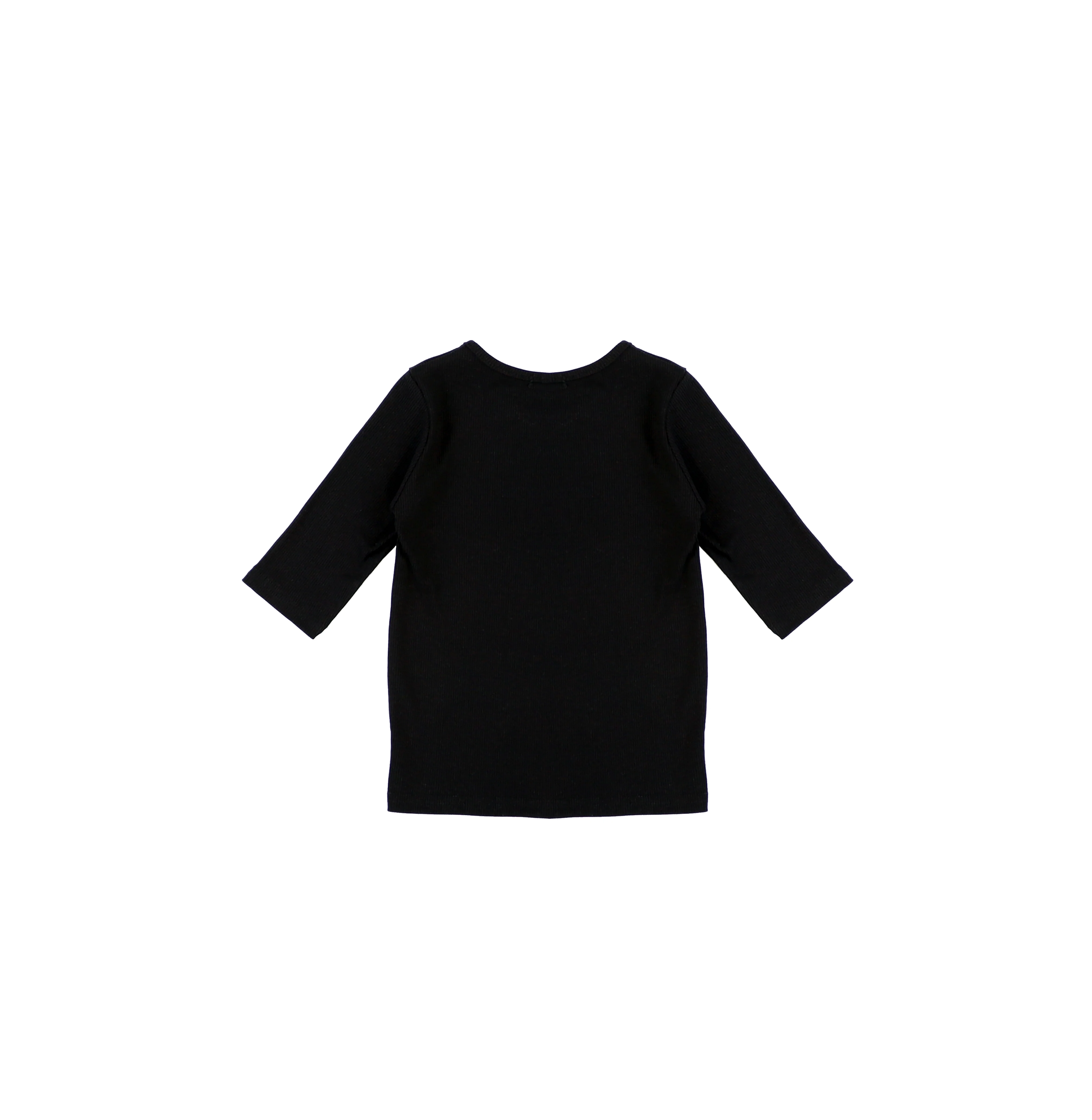 3/4 SLEEVES RIBBED TSHIRT - Image 3