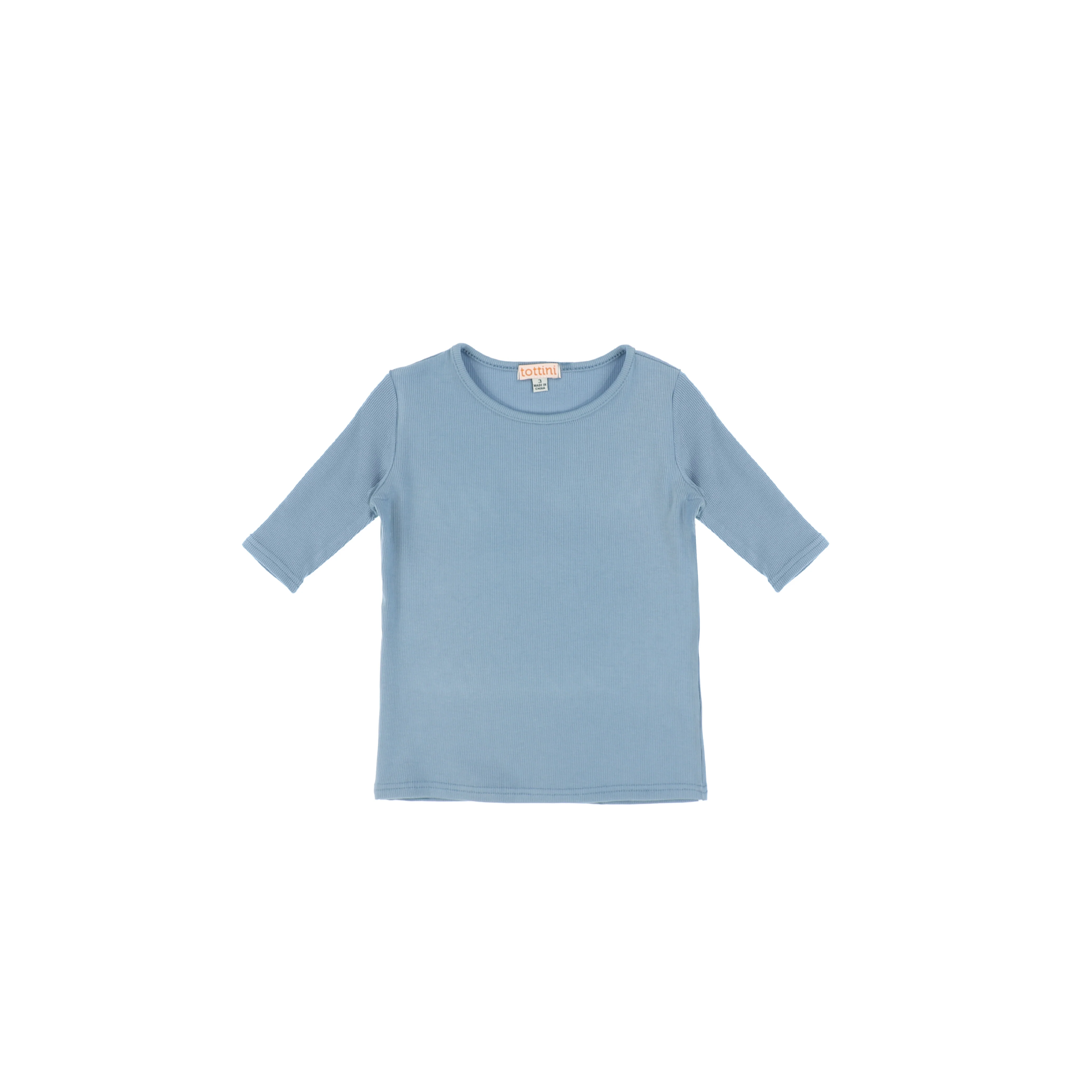 3/4 SLEEVES RIBBED TSHIRT - Image 3