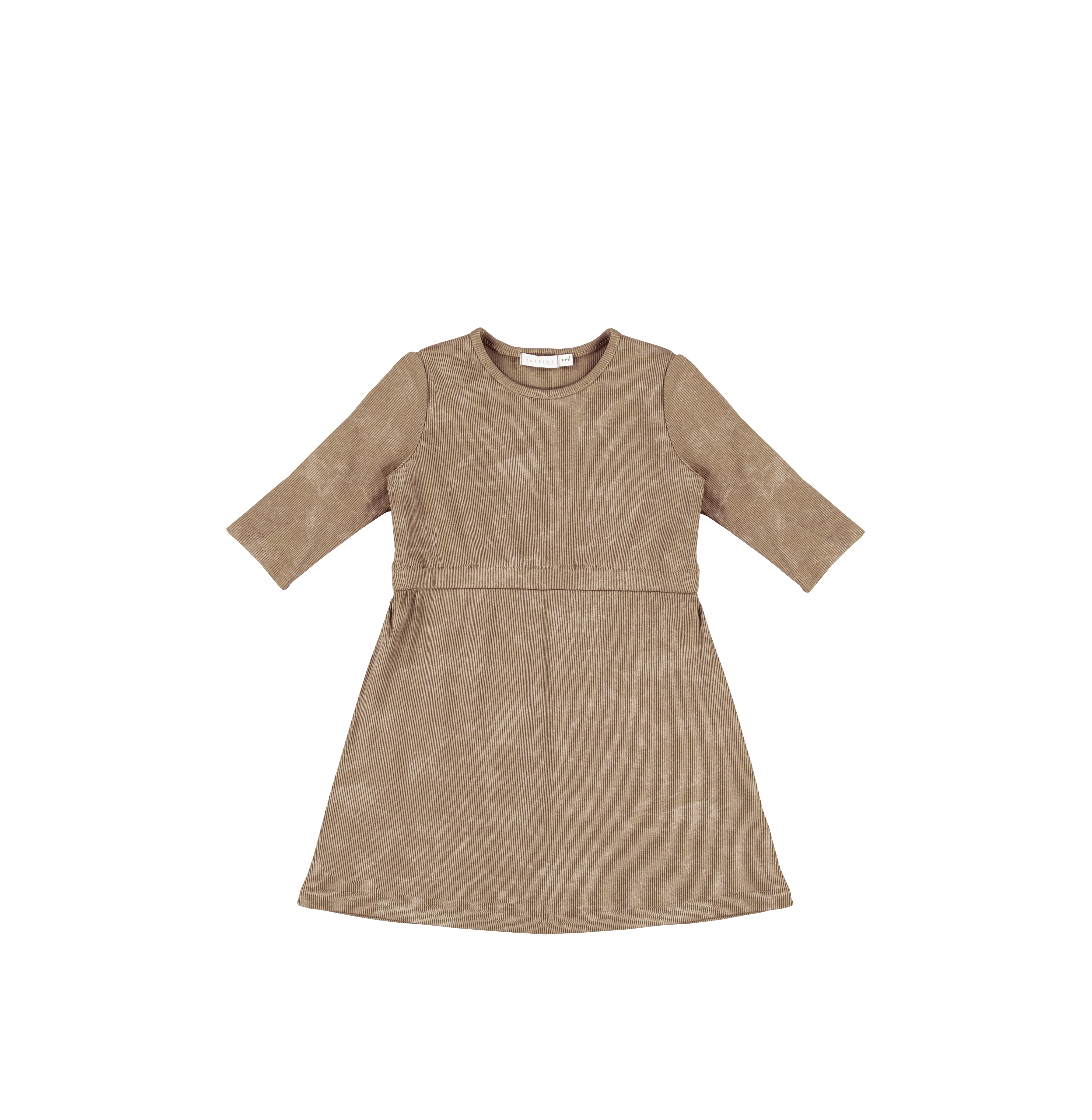 3/4 SLEEVES RIBBED WASH DRESS - Image 4