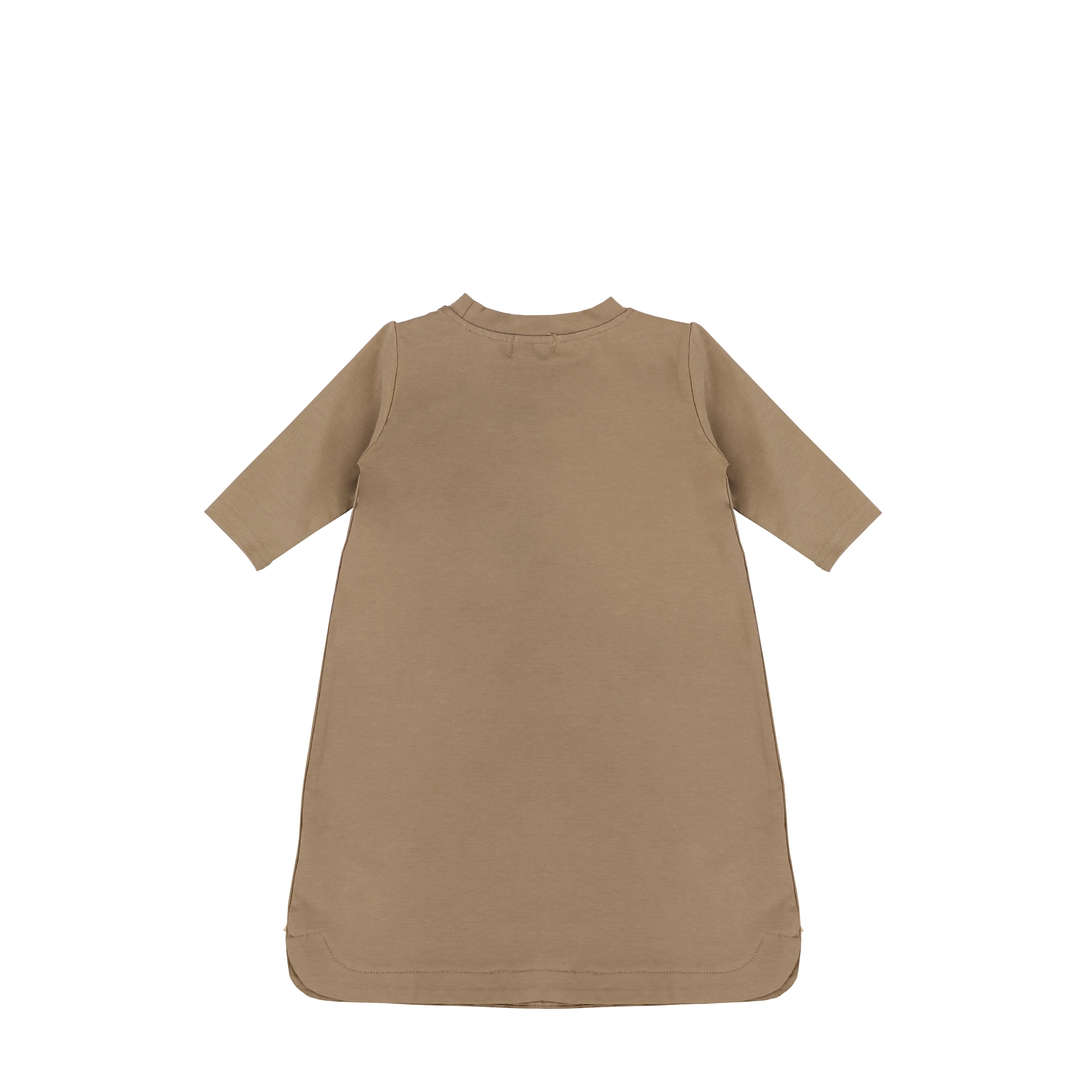 3/4 SLEEVES ROUNDED EDGE DRESS - Image 4