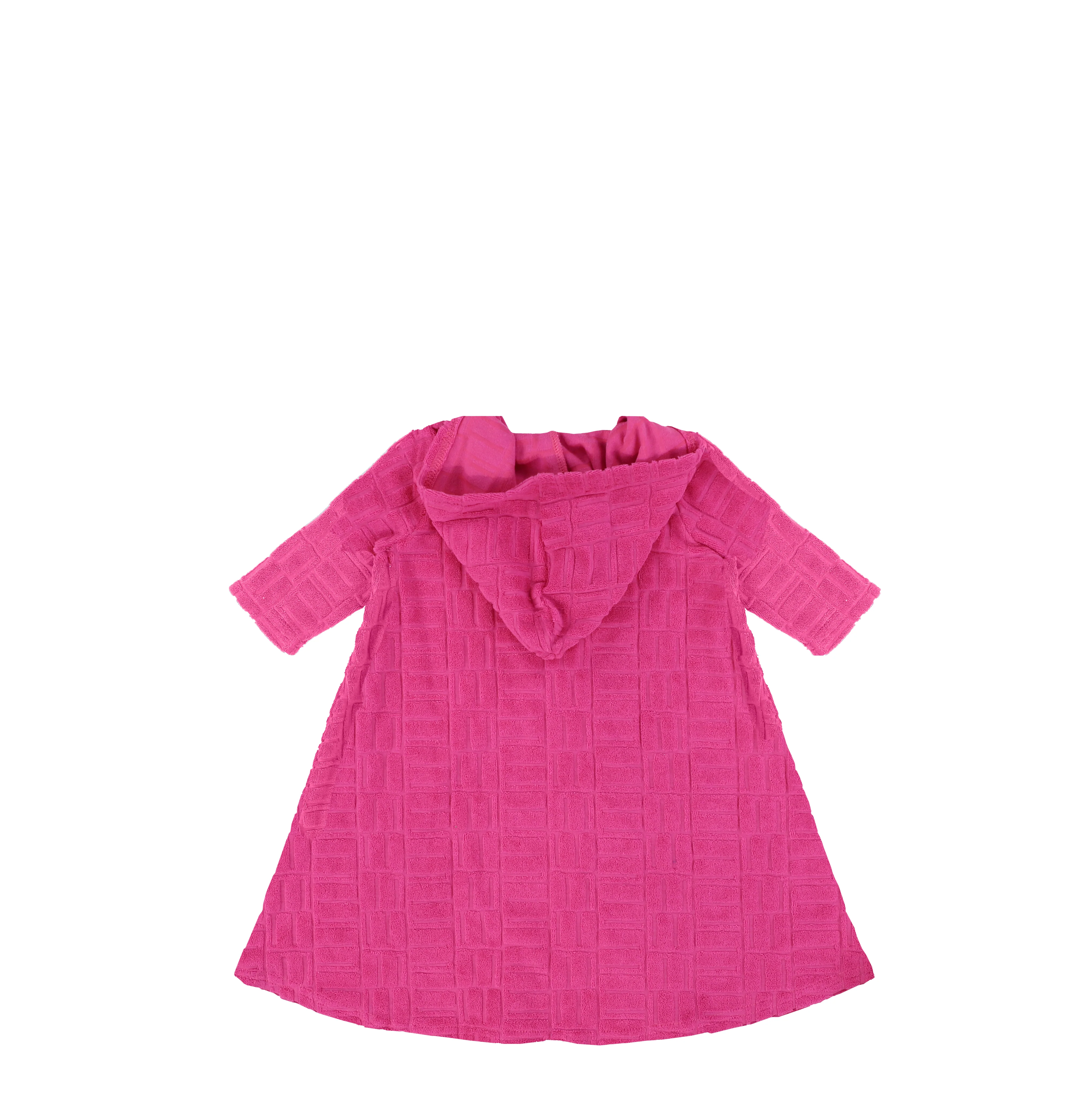 3/4 SLEEVES TEXTURED TERRY DRESS - Image 3