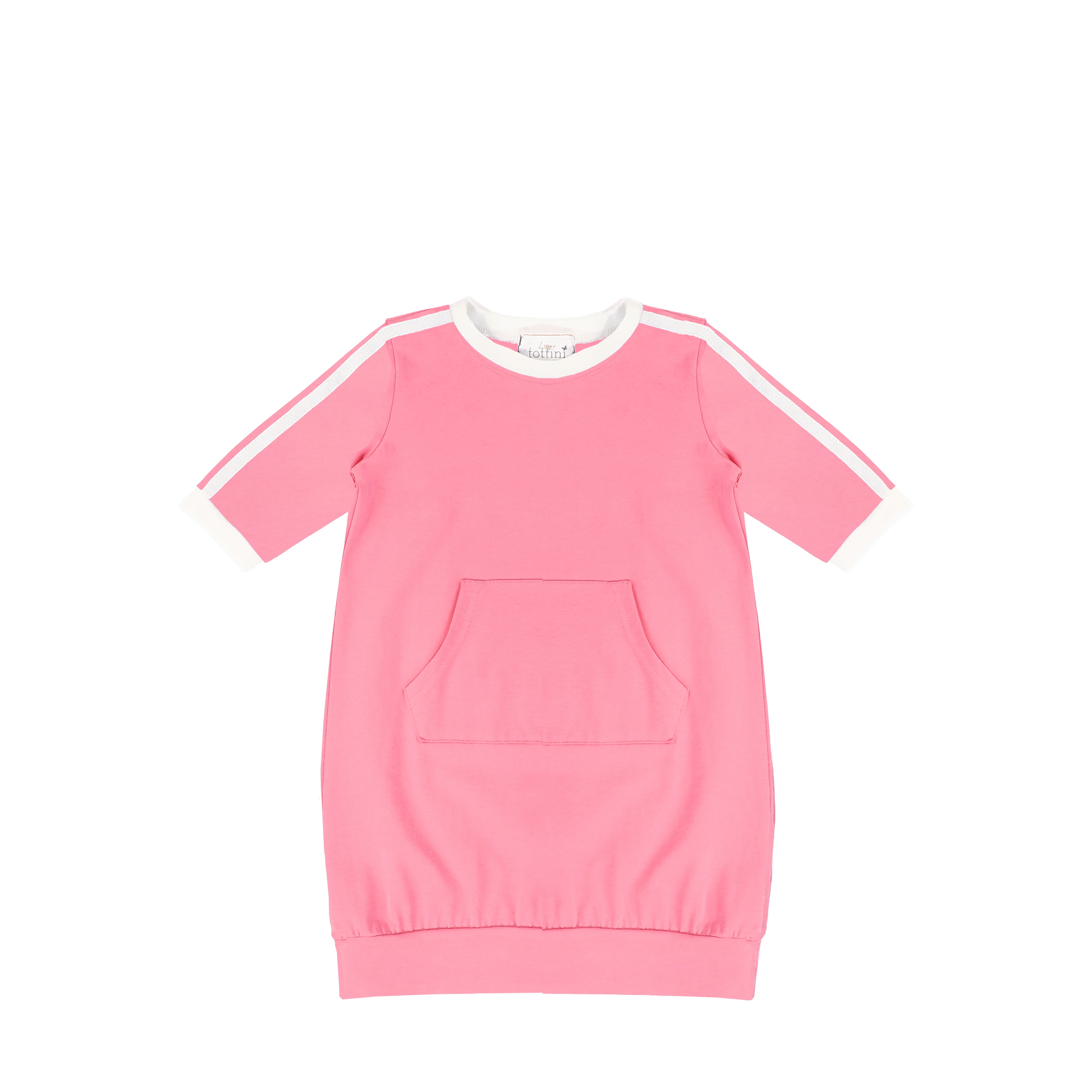 3/4 SLEEVES VARSITY STRIPE DRESS - Image 2