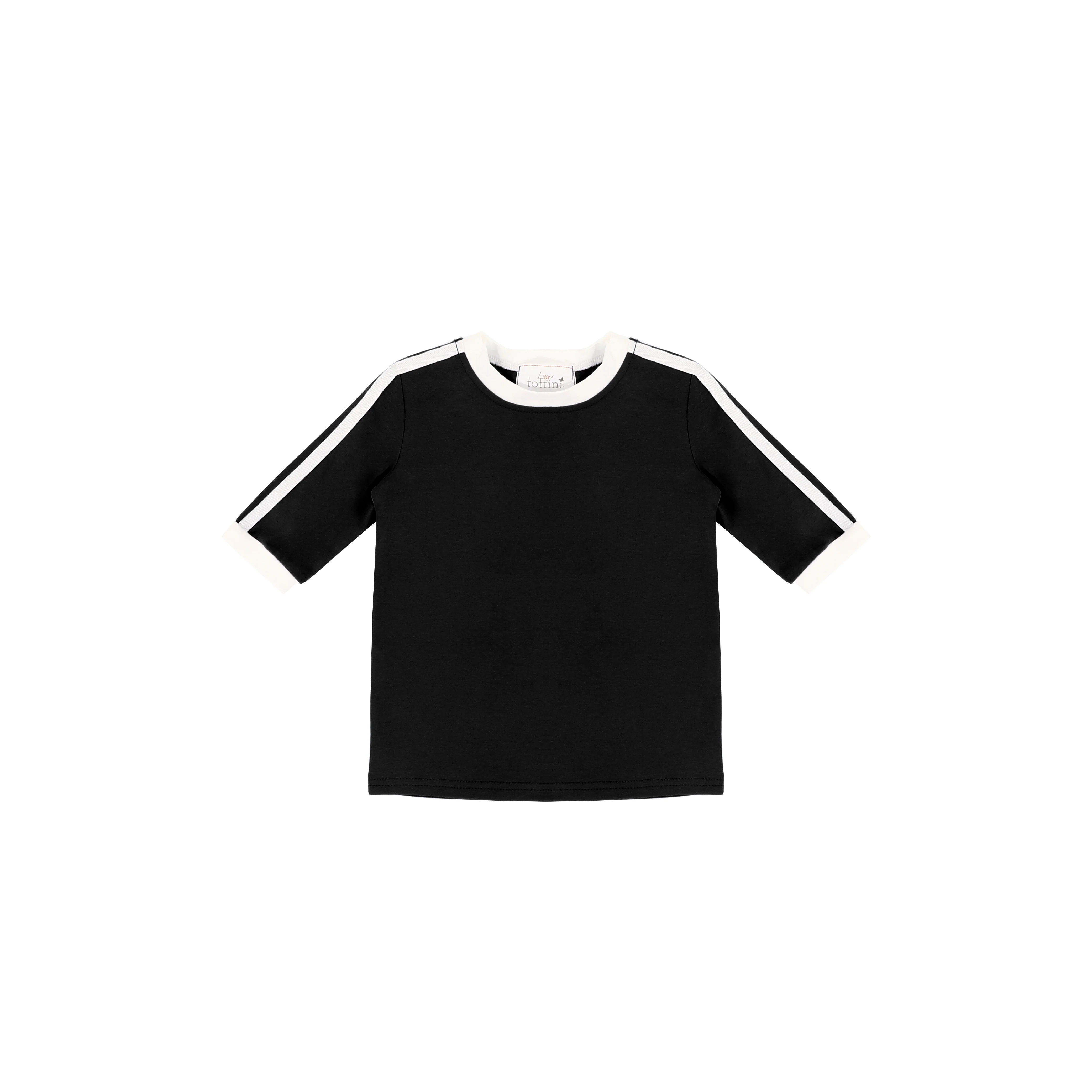 3/4 SLEEVES VARSITY STRIPE TSHIRT