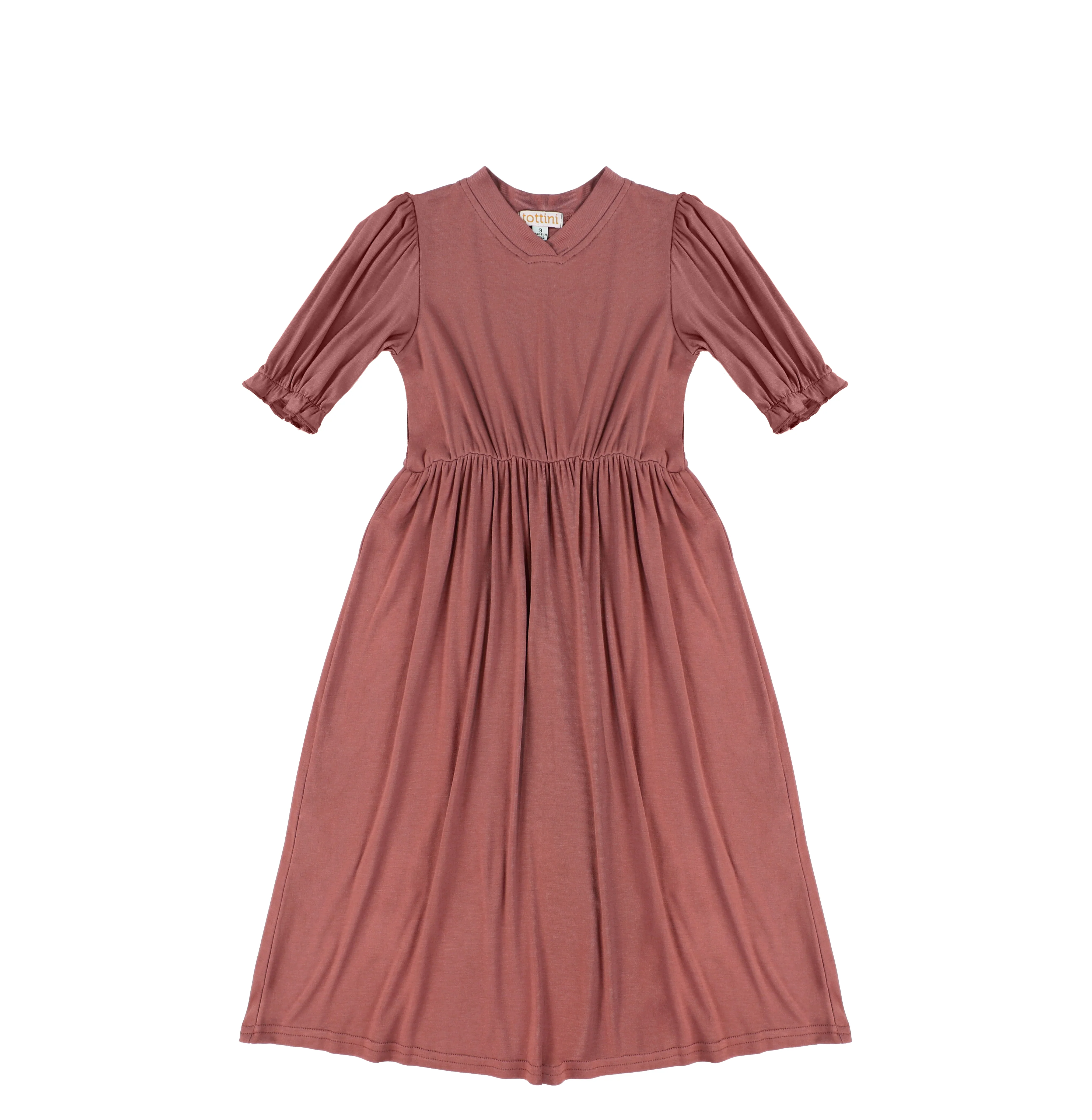 3/4 SLEEVES VNECK MAXI DRESS - Image 4