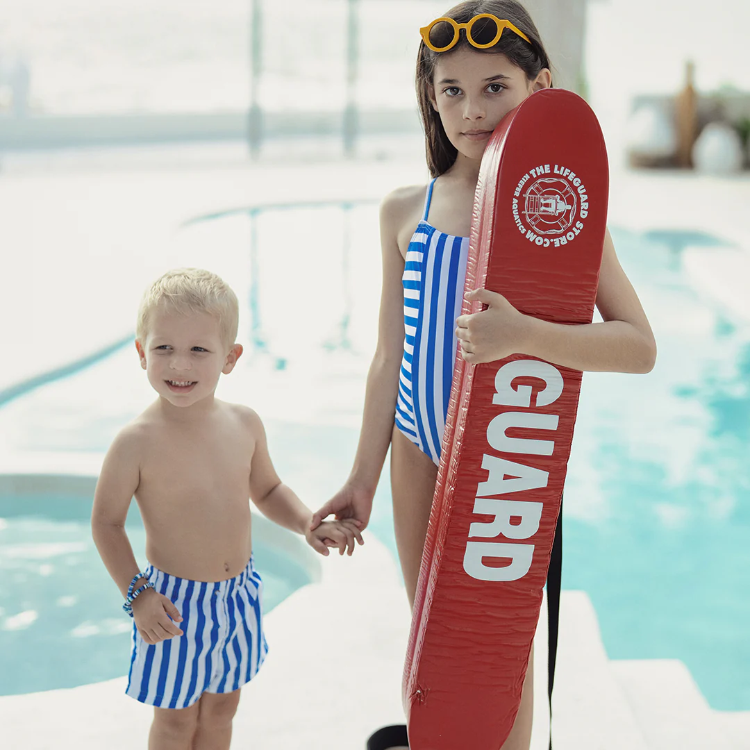 BLUE STRIPE BATHING SUIT - Image 3