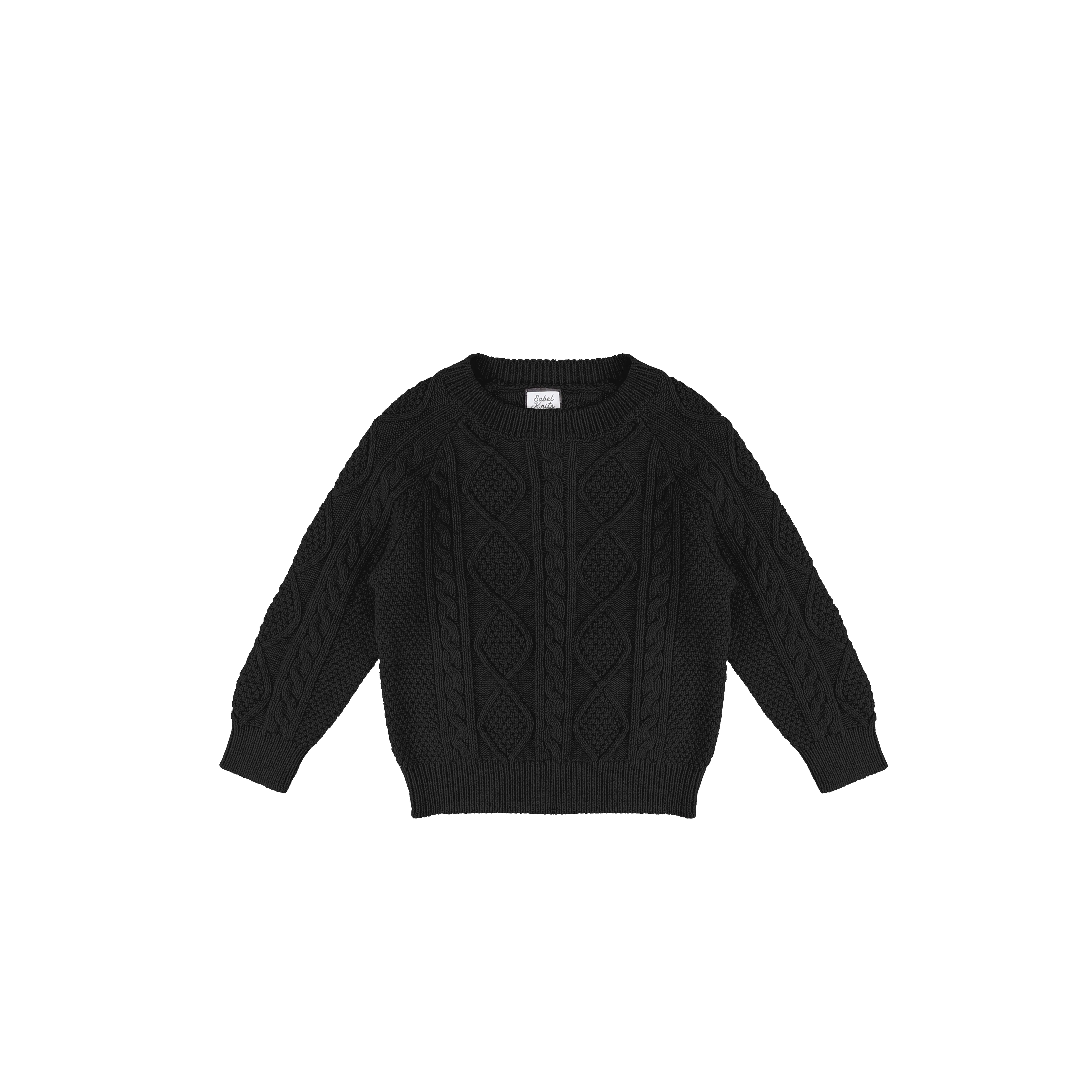 BRAIDED CREWNECK SWEATER