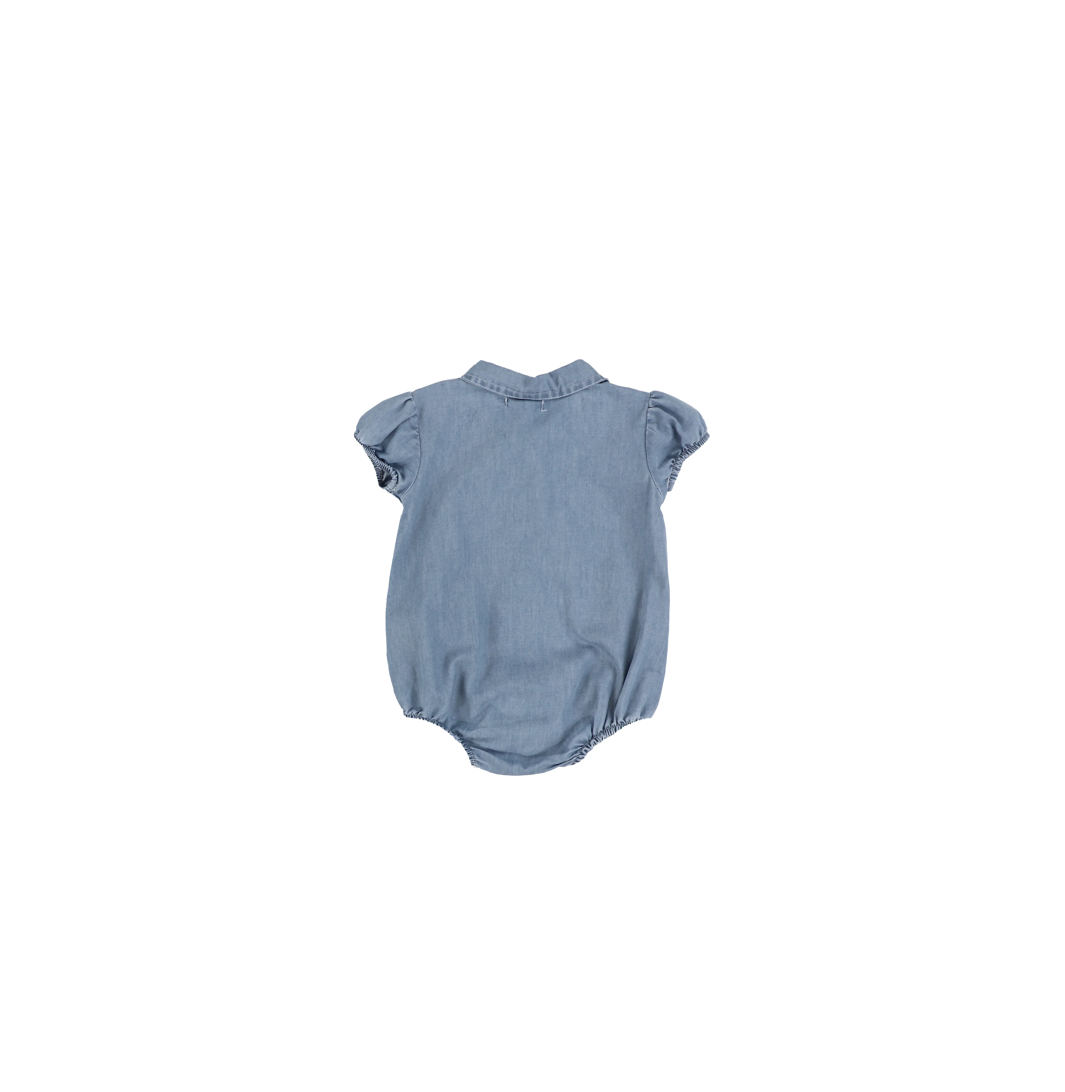 CHAMBRAY COLLAR ROMPER - Image 3