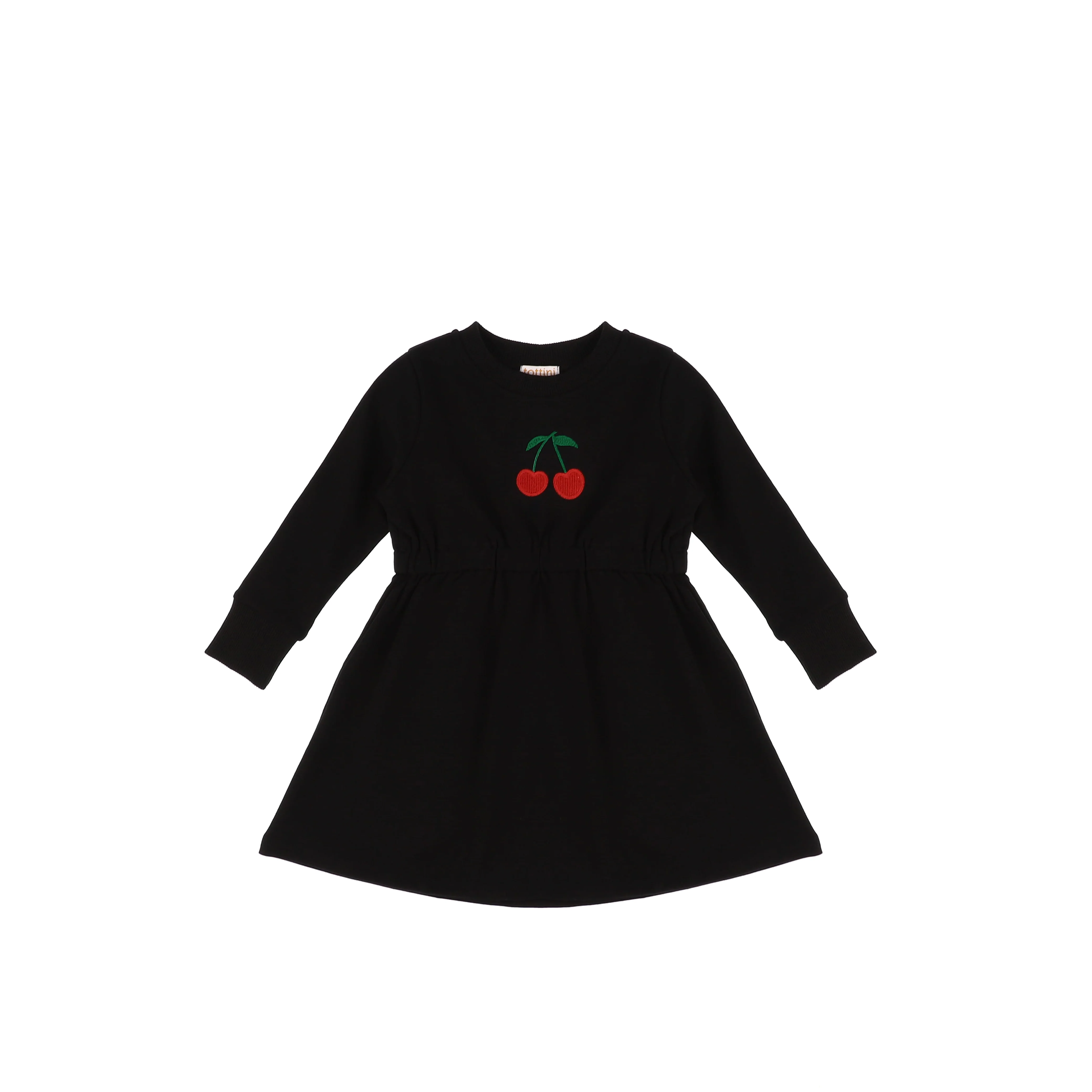 CHERRY SWEATSHIRT DRESS