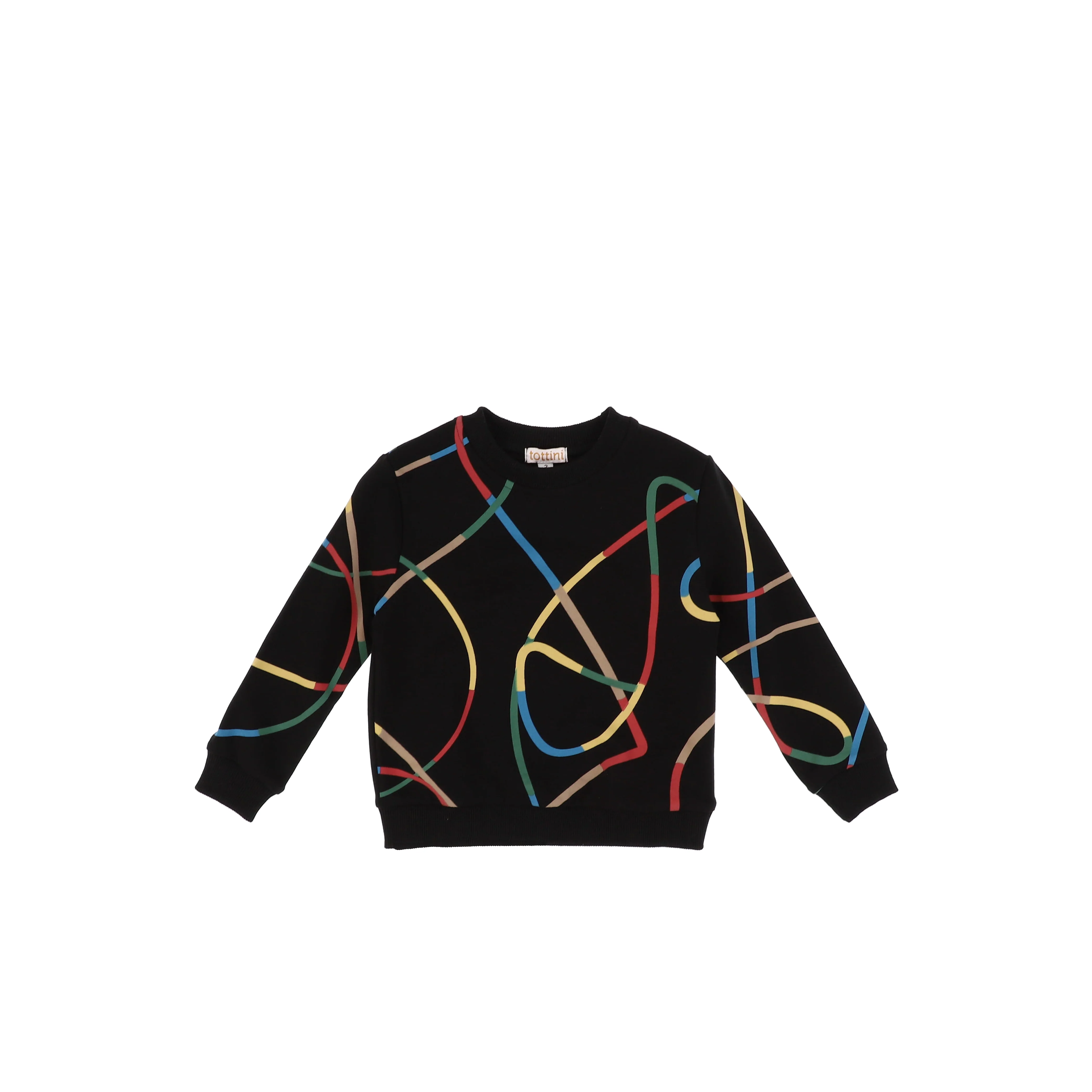 COLORFUL LINE SWEATSHIRT