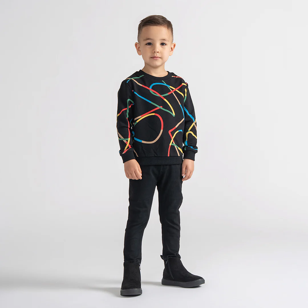 COLORFUL LINE SWEATSHIRT - Image 2
