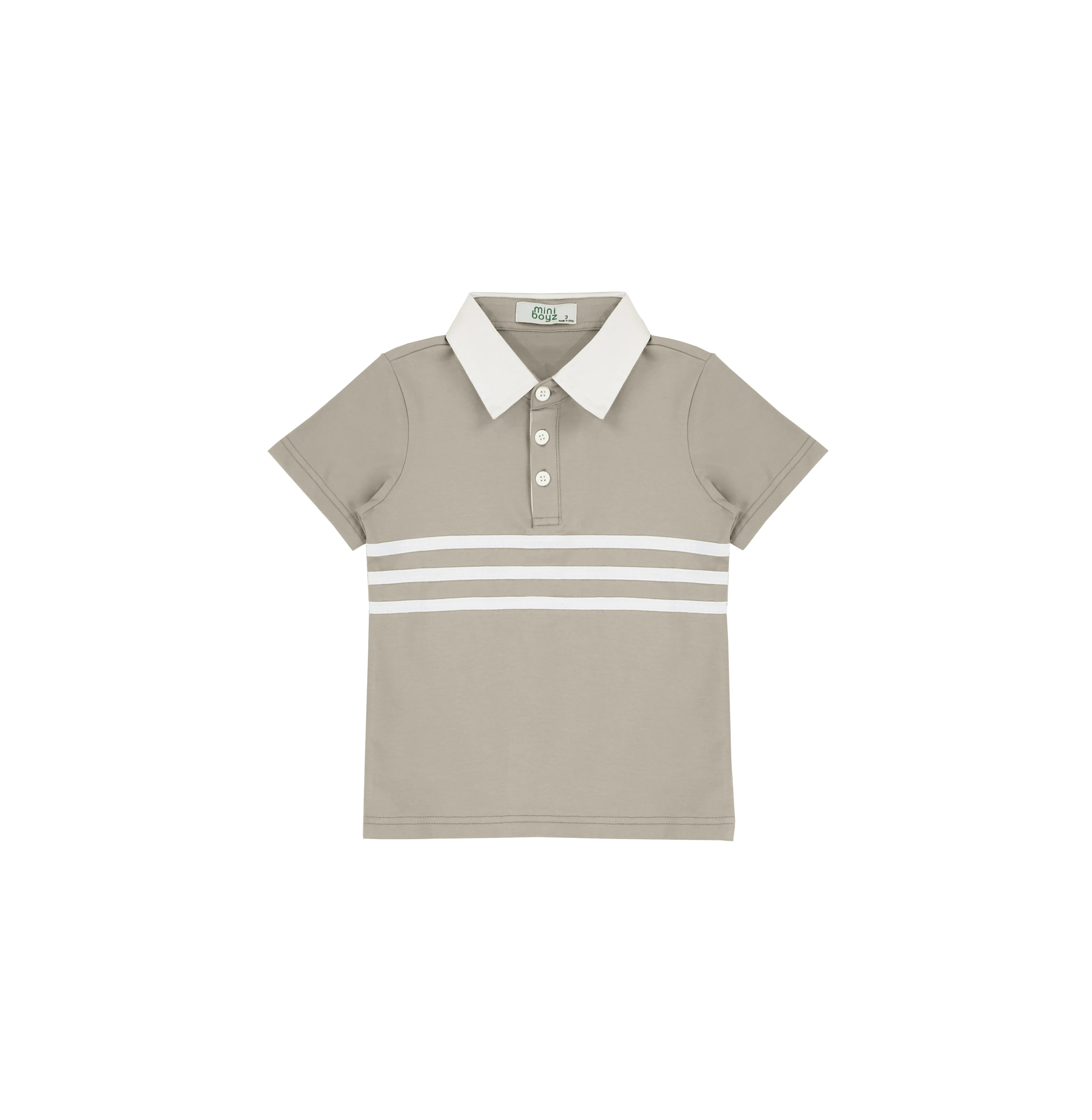 CONTRAST STRIPE POLO - Image 3