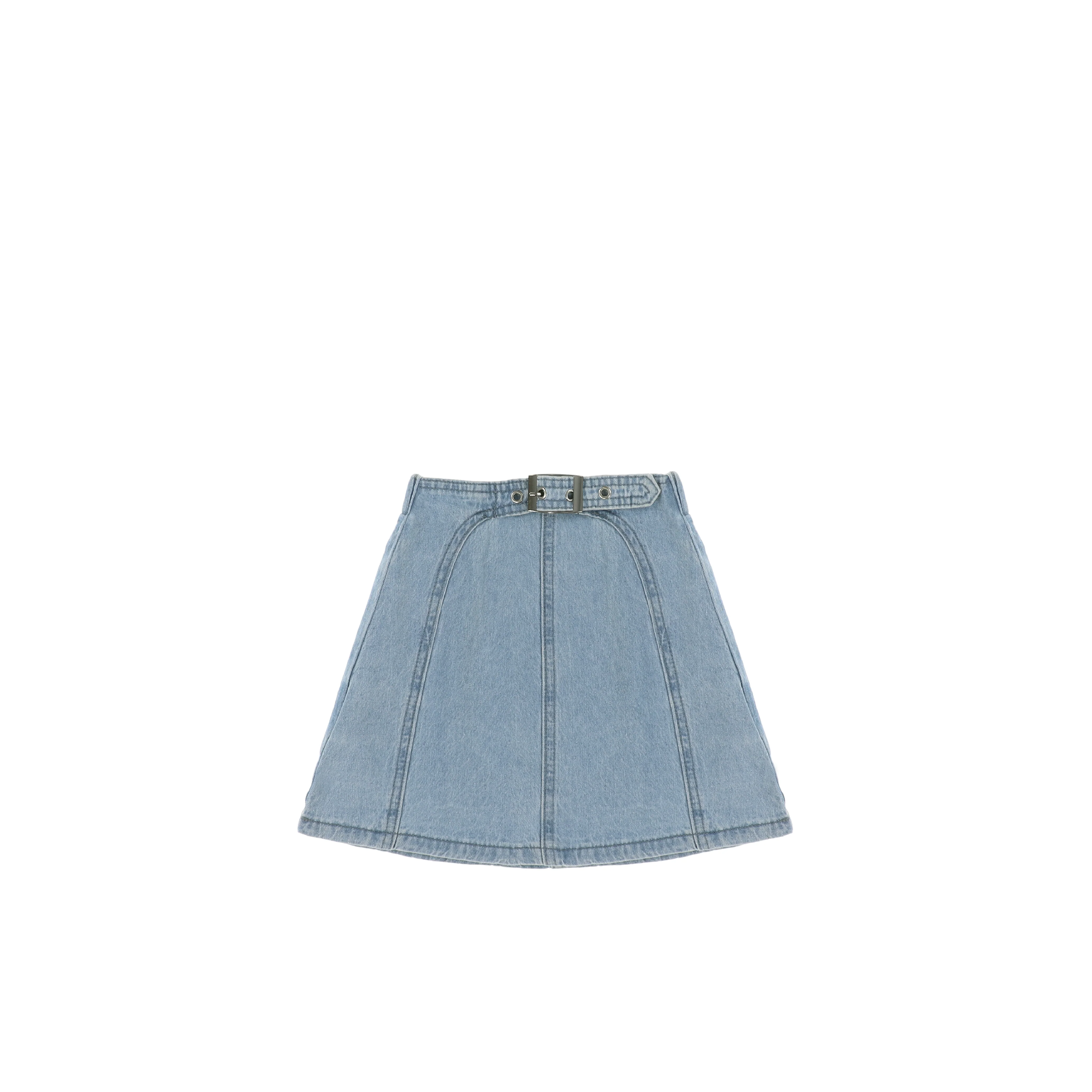 DENIM BELT SKIRT