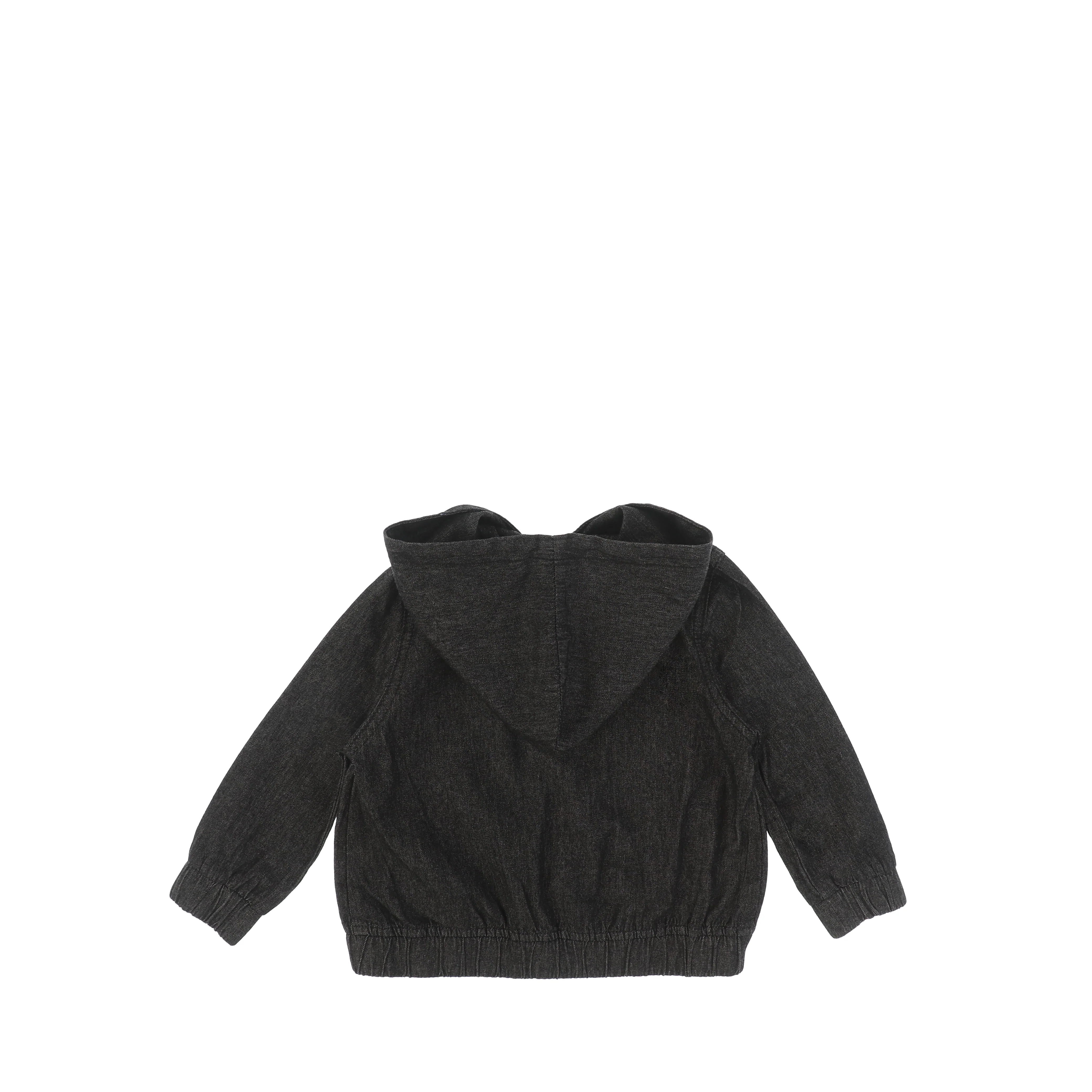 DENIM HOODED JACKET - Image 3