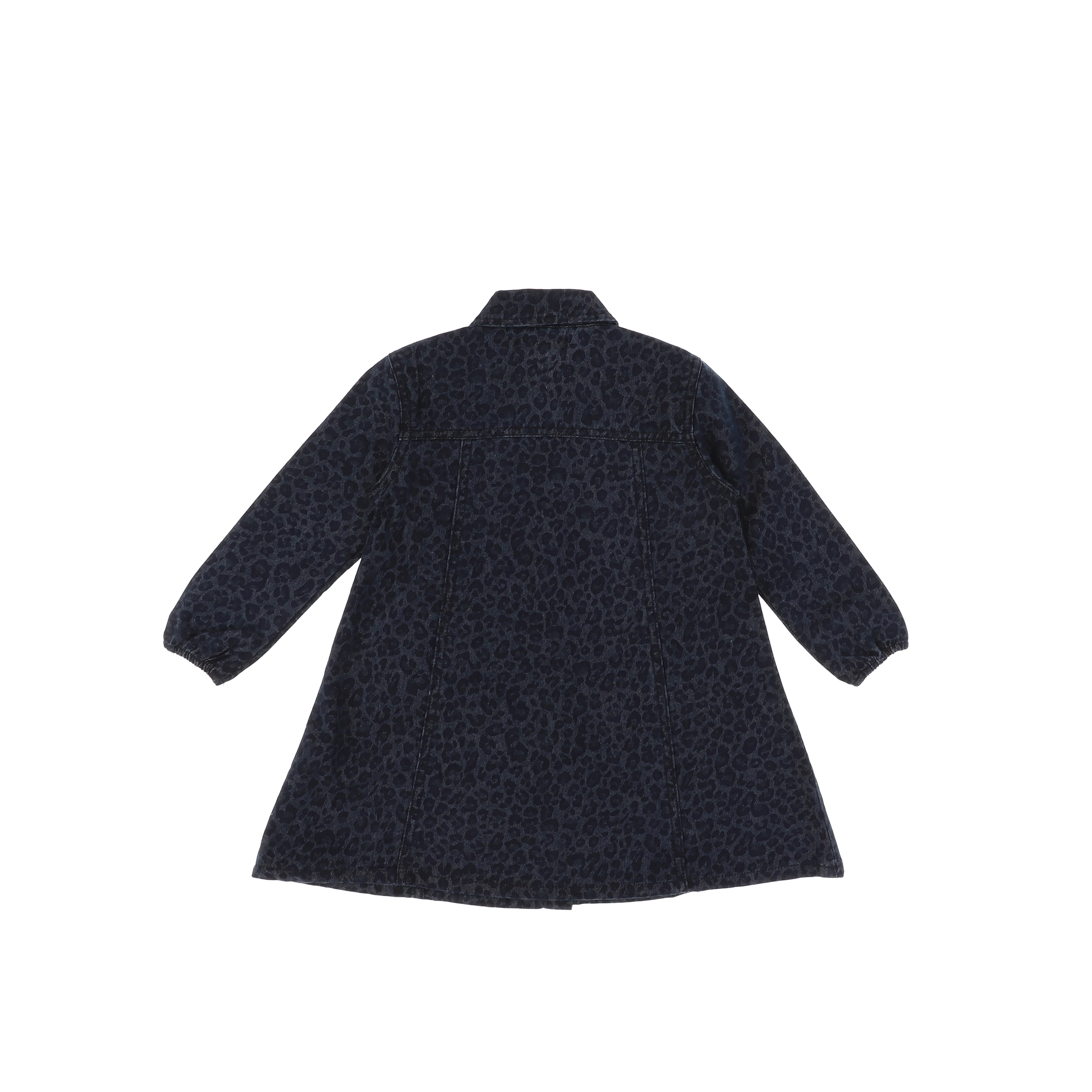 DENIM LEOPARD DRESS - Image 3