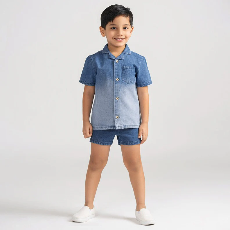 DENIM OMBRE SHIRT - Image 3