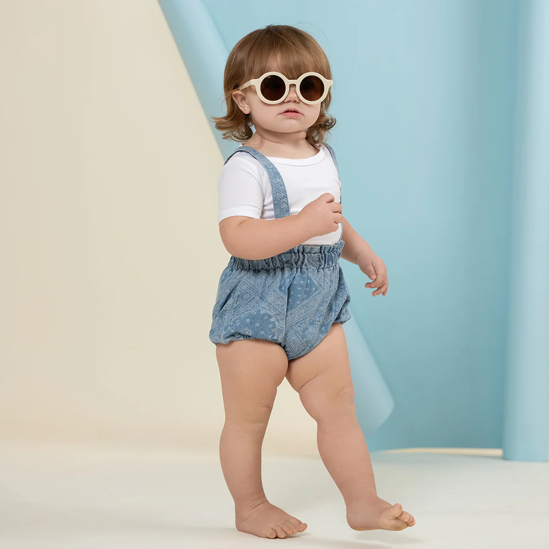 DENIM PAISLEY SUSPENDER BLOOMER - Image 3