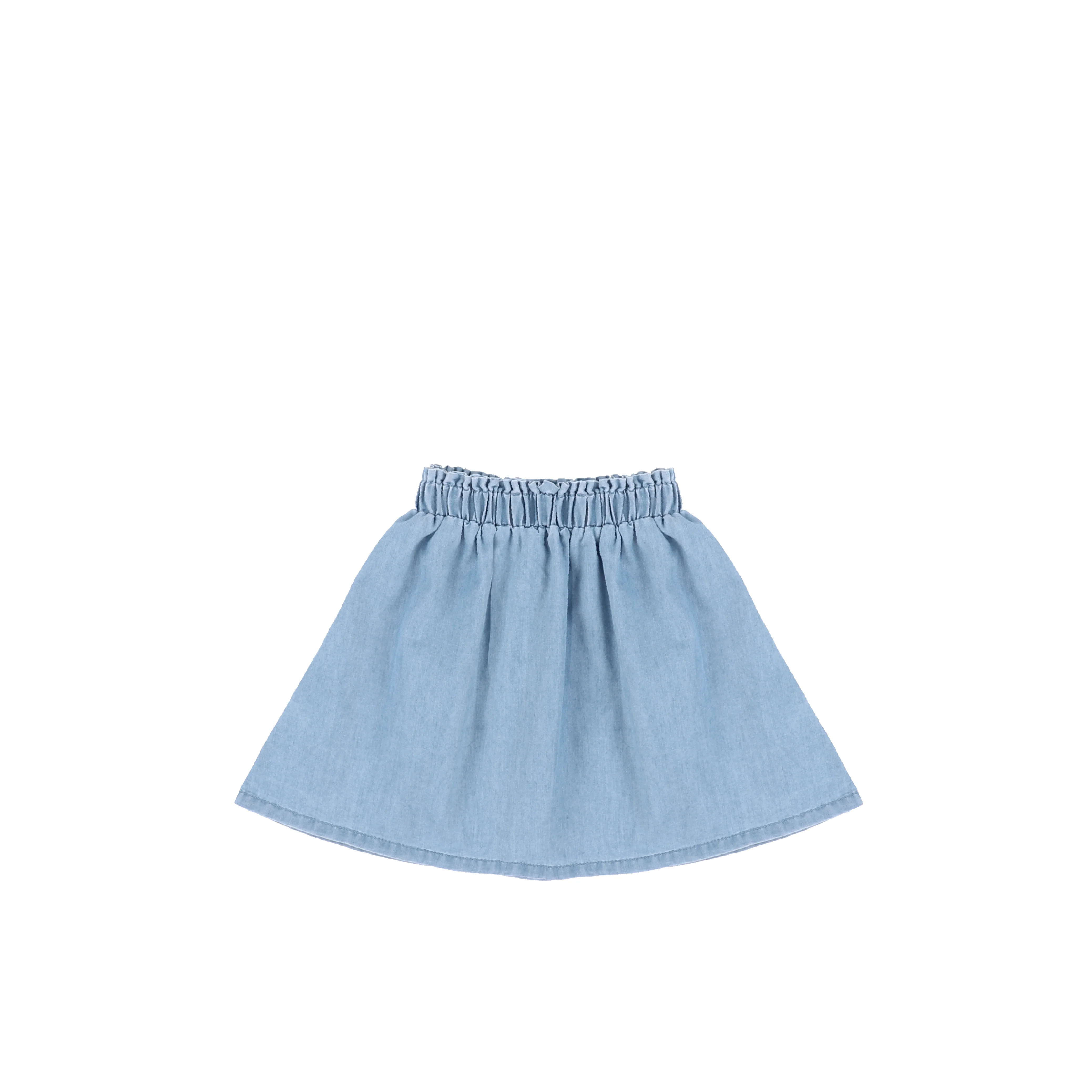 DENIM PAPERBAG WAIST SKIRT - Image 2