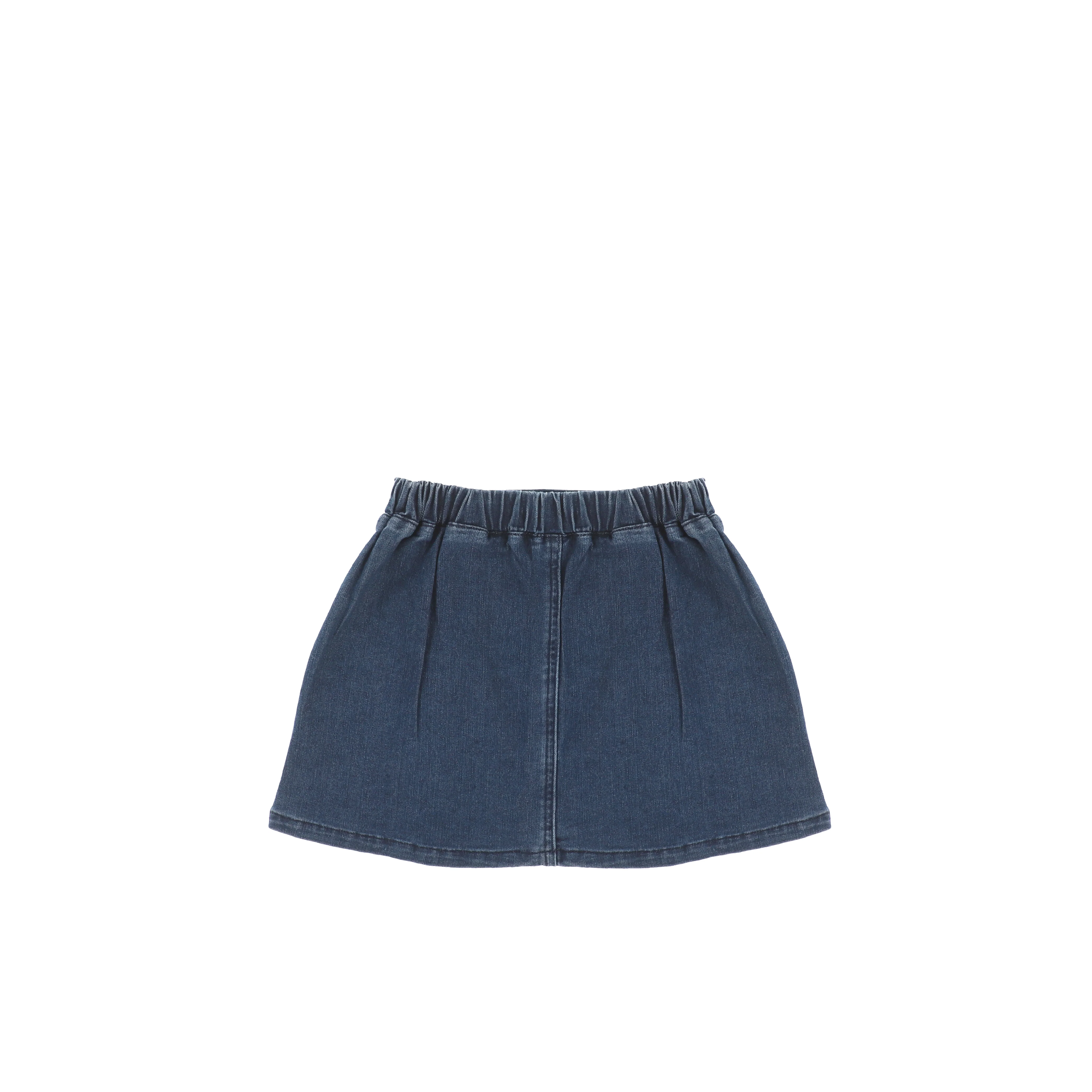DENIM PLEATED SKIRT - Image 3
