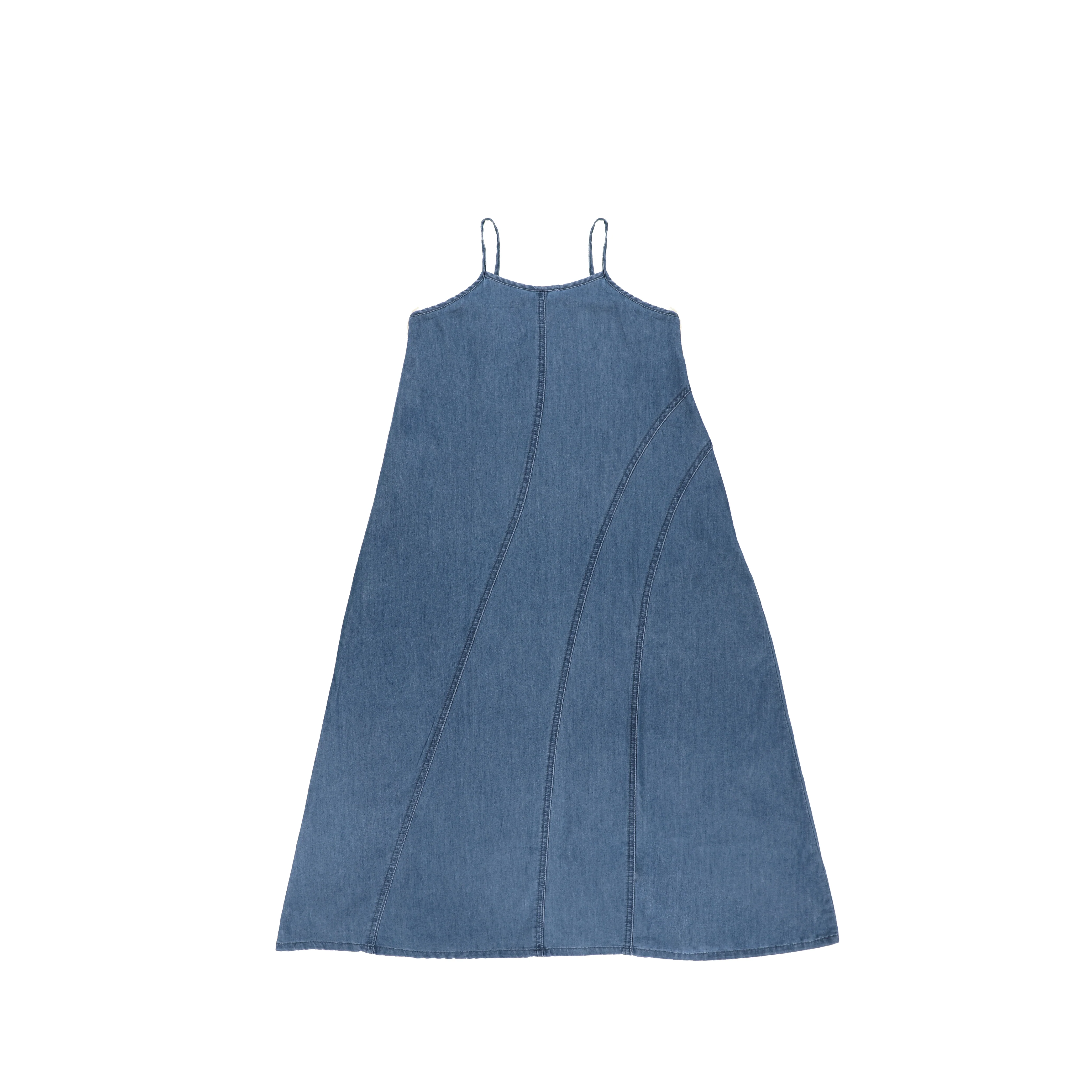 DENIM SEAM MAXI JUMPER - Image 2
