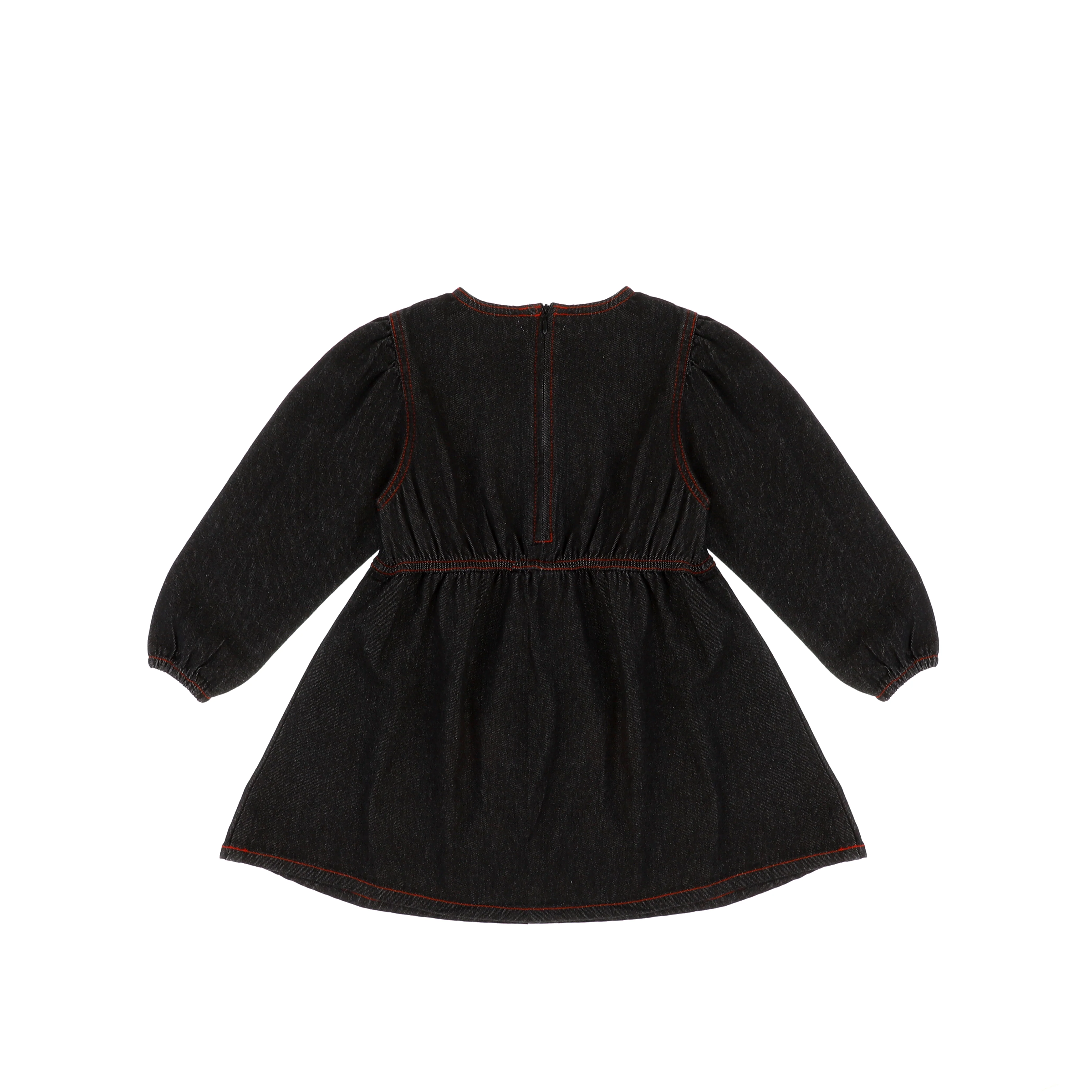 DENIM STITCHED DRESS - Image 3