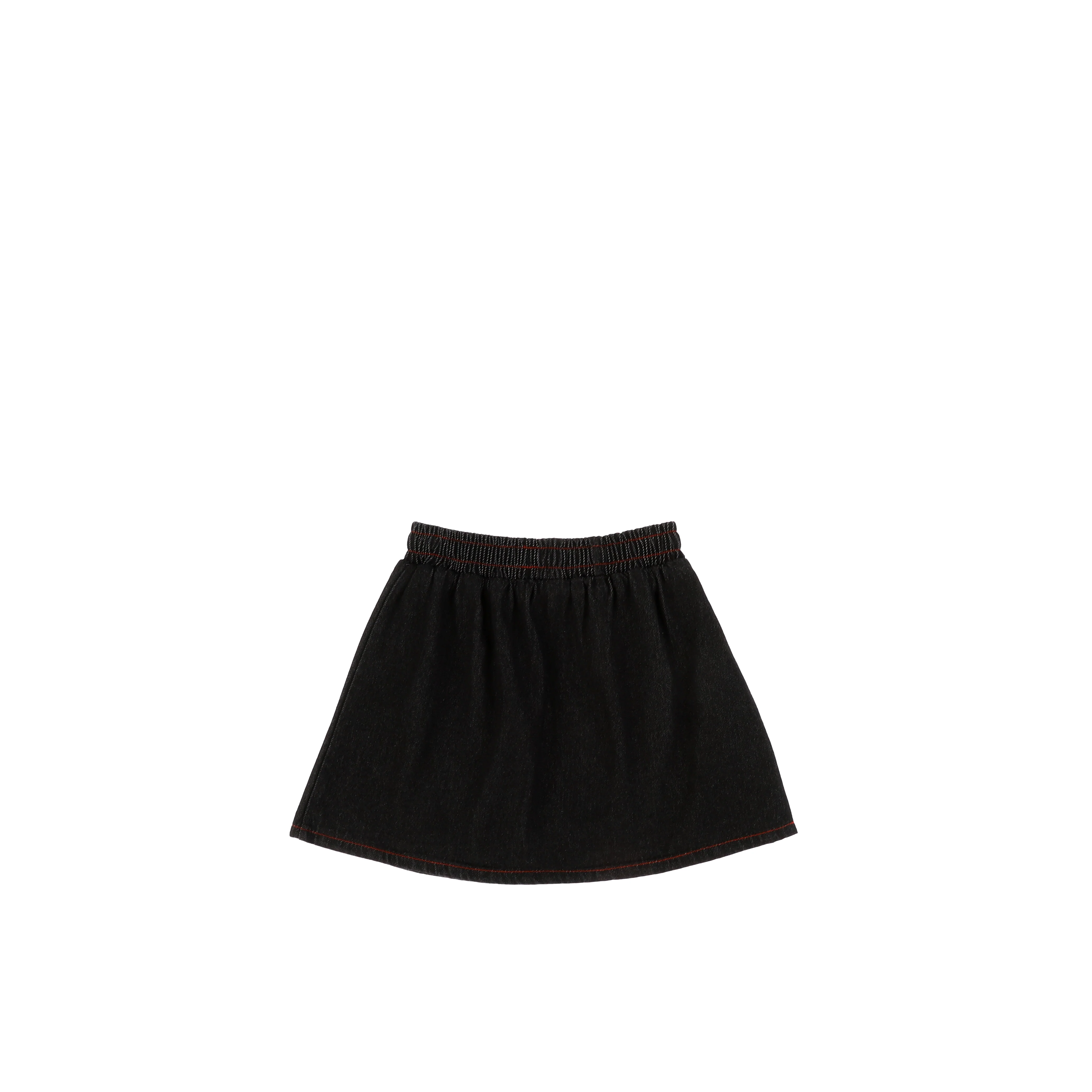 DENIM STITCHED SKIRT - Image 3
