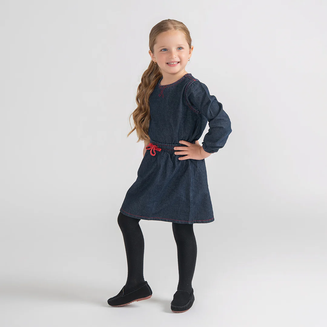 DENIM STITCHED SKIRT - Image 4