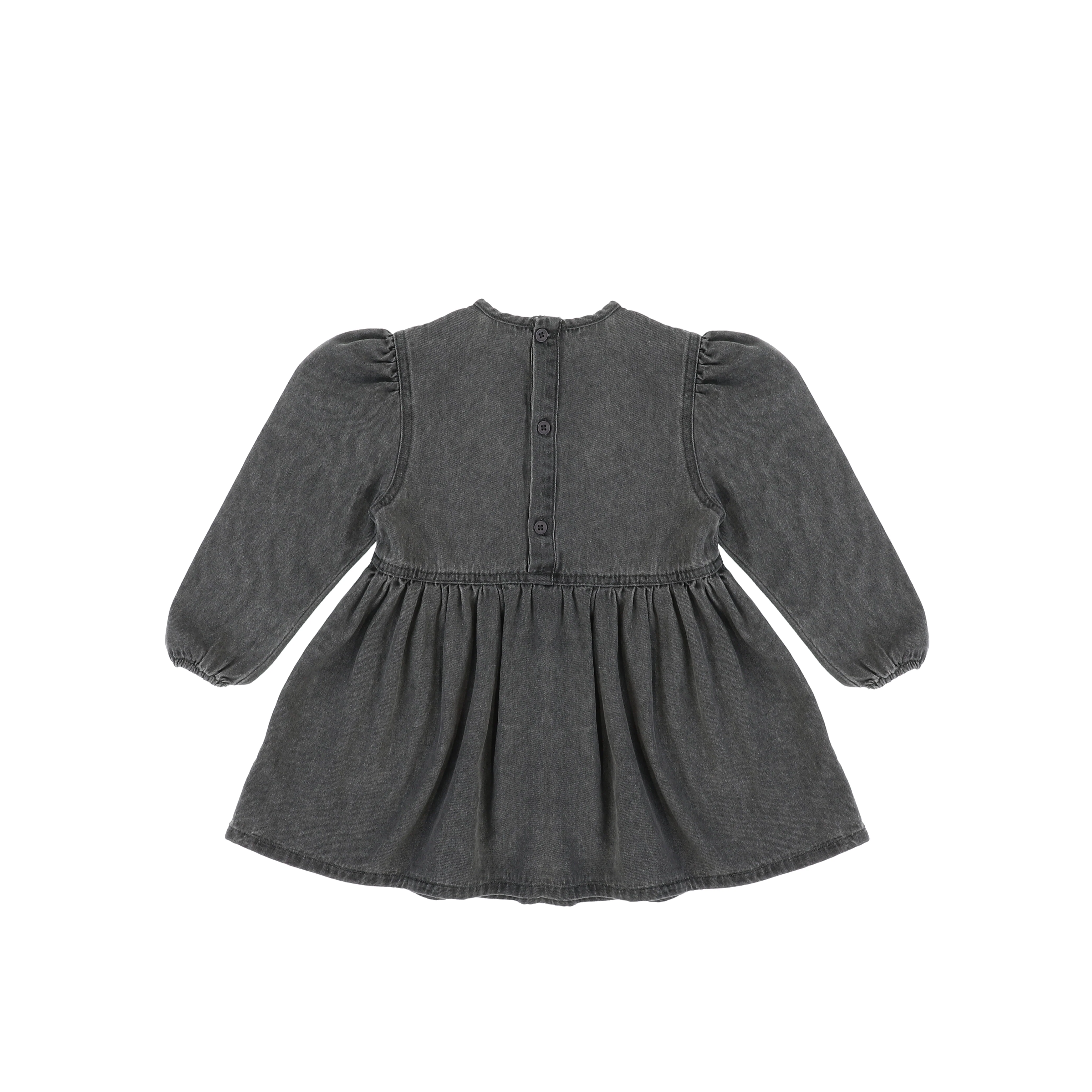 DENIM WAISTED DRESS - Image 2