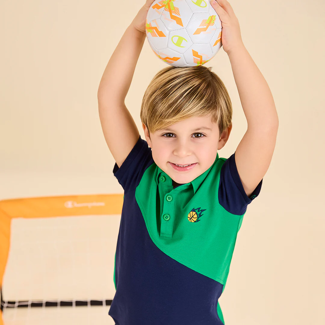 DIAGONAL COLORBLOCK POLO - Image 5