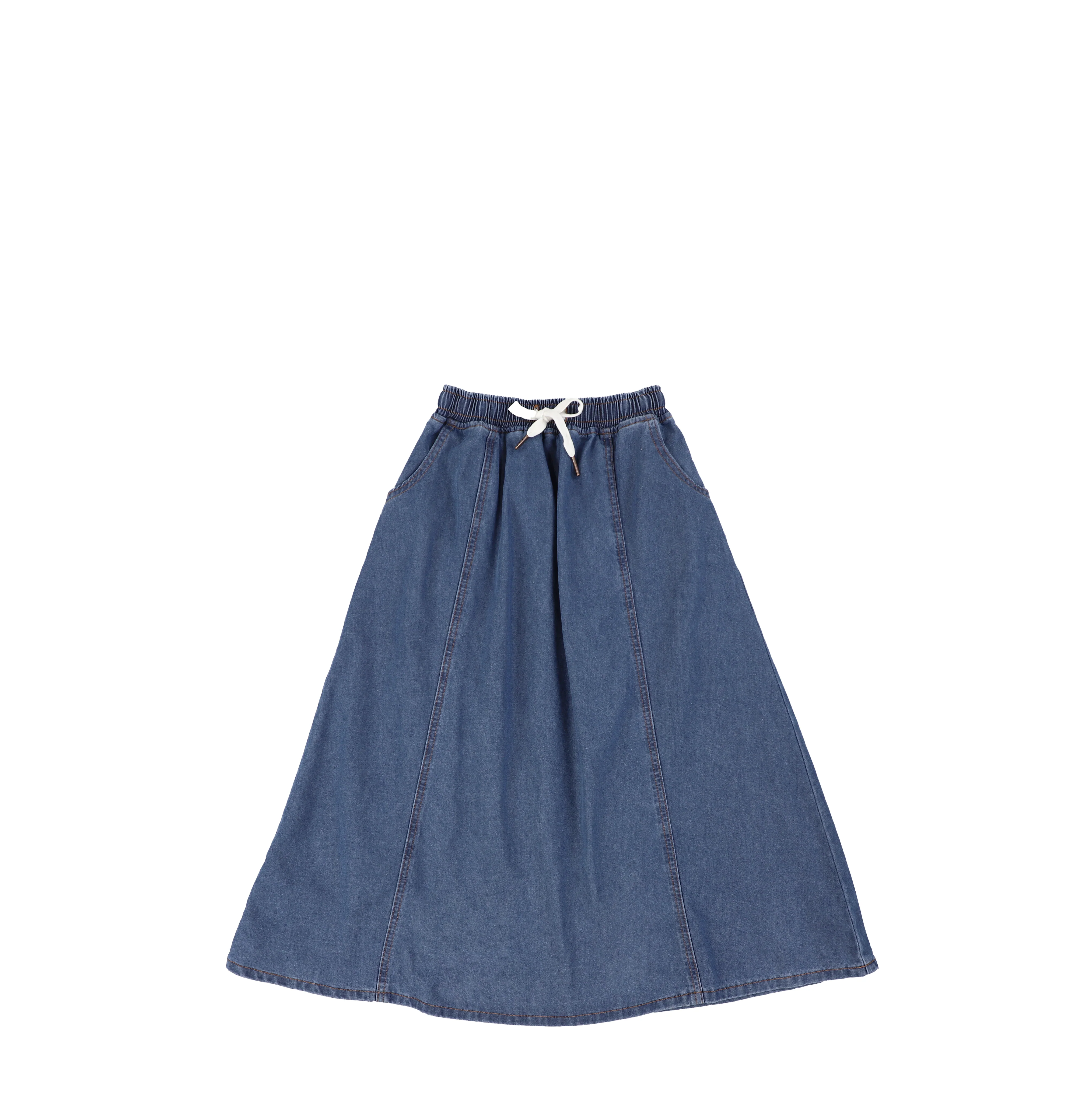 DRAWSTRING MAXI SKIRT - Image 2