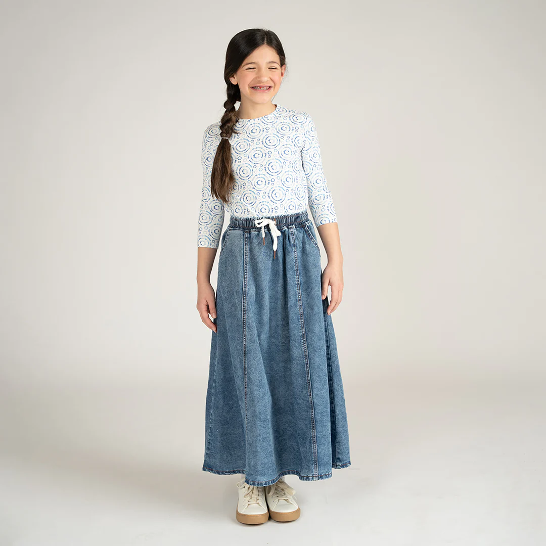 DRAWSTRING MAXI SKIRT - Image 4
