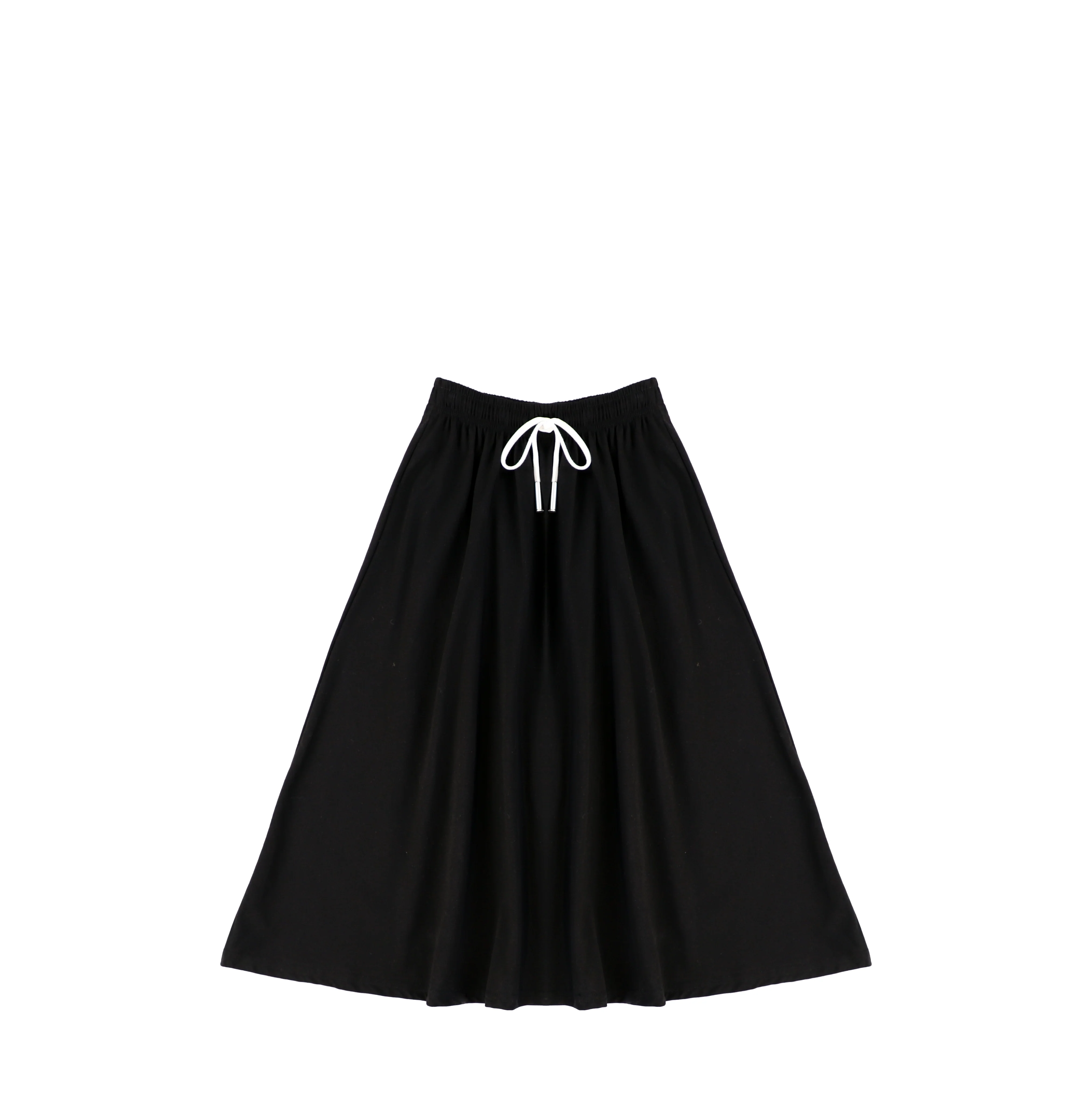DRAWSTRING MAXI SKIRT