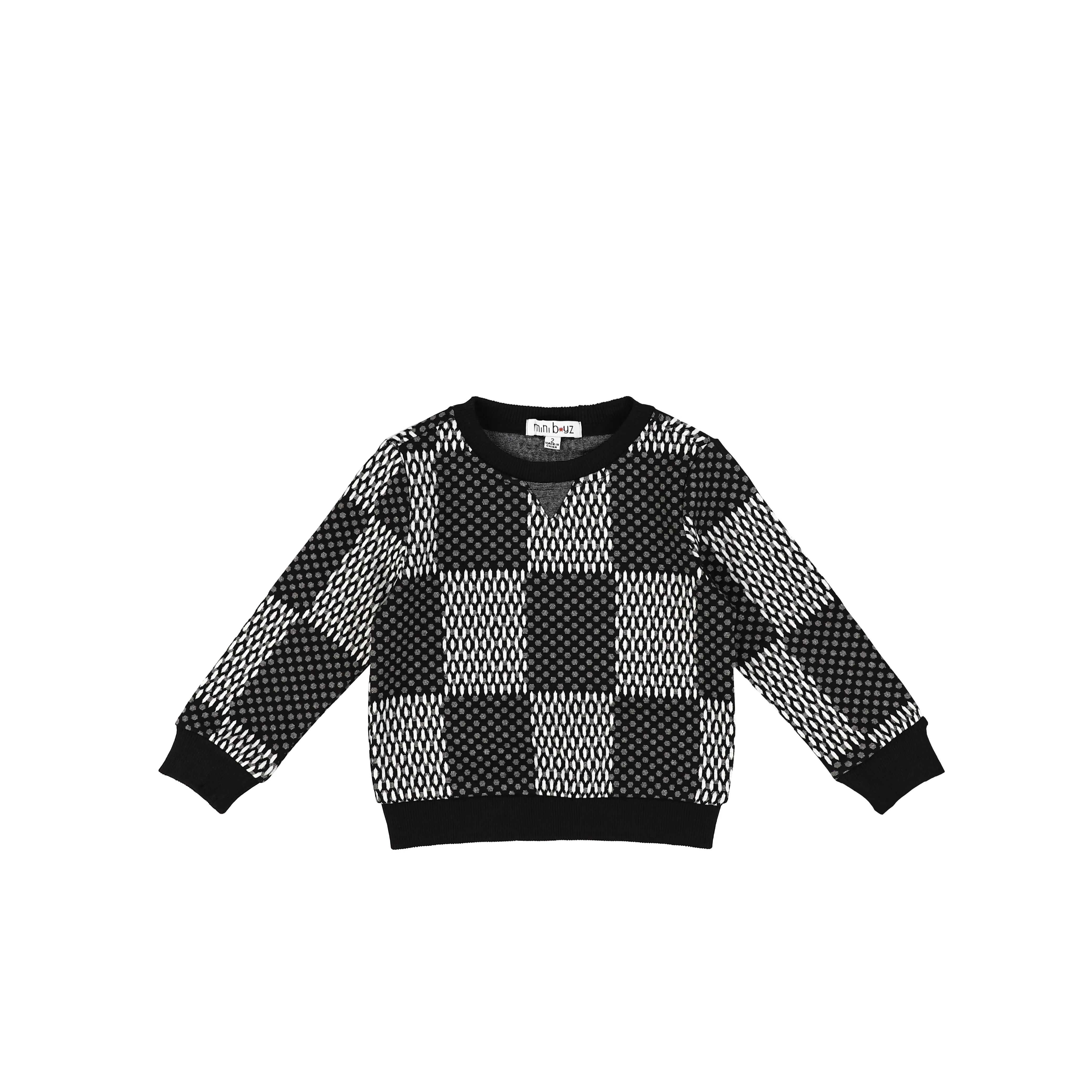 GEOMETRIC SWEATSHIRT