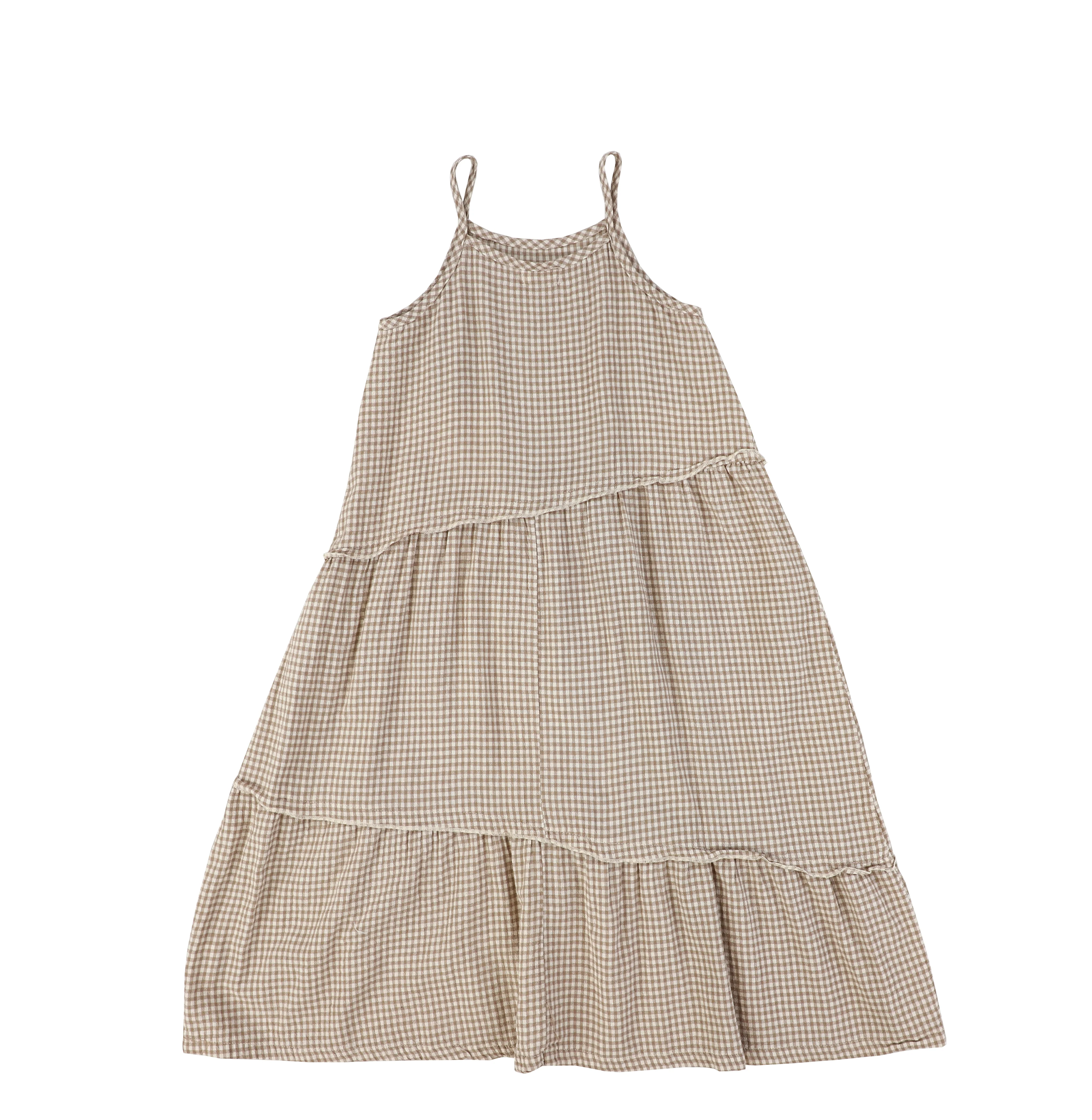 GINGHAM MAXI JUMPER - Image 4