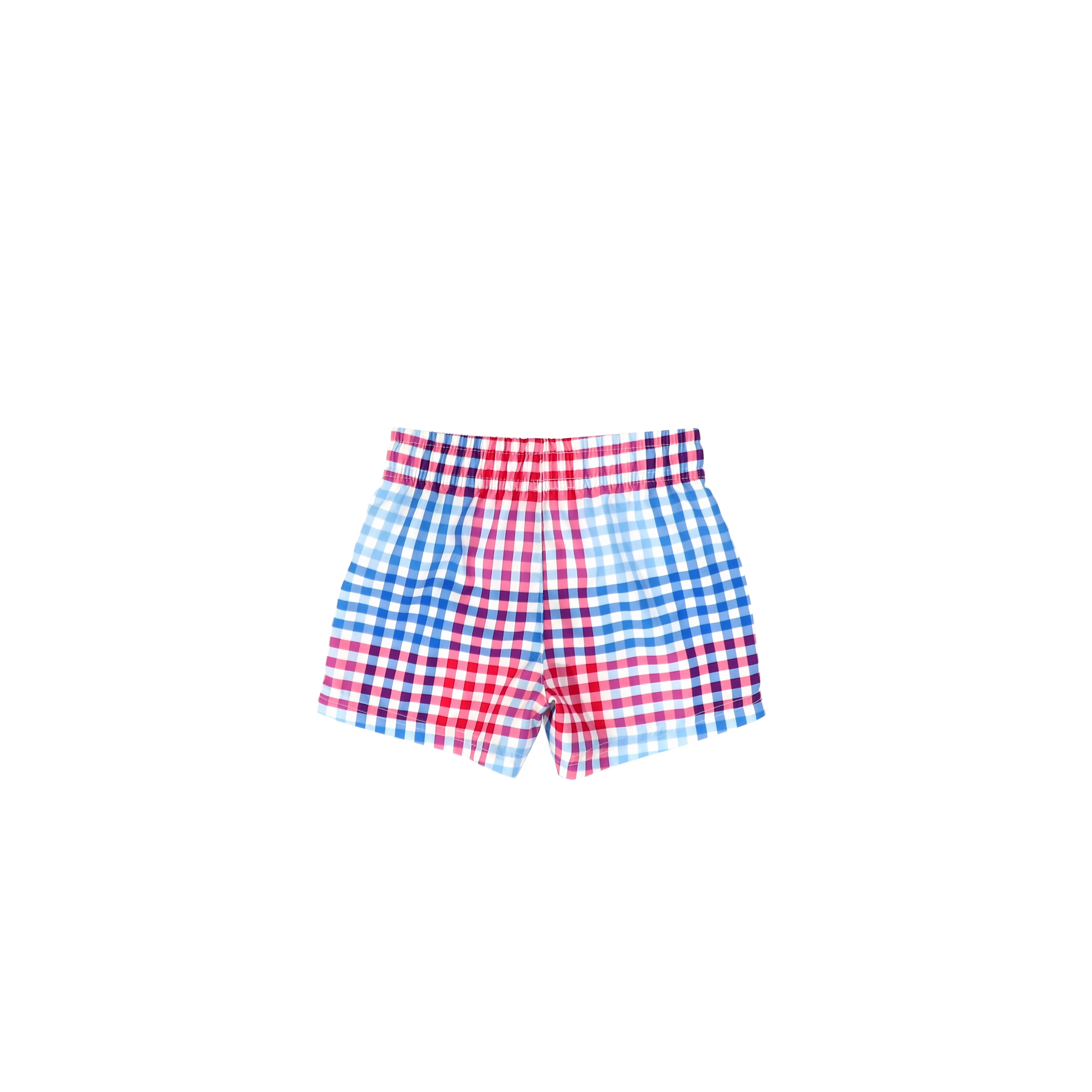 GINGHAM PRINT SWIM SHORTS - Image 2