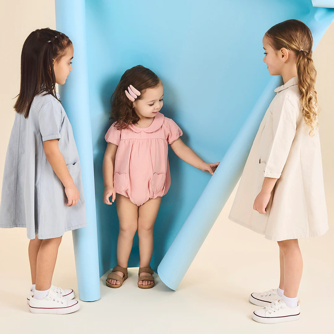 3/4 SLEEVES HEART POCKET DRESS - Image 8
