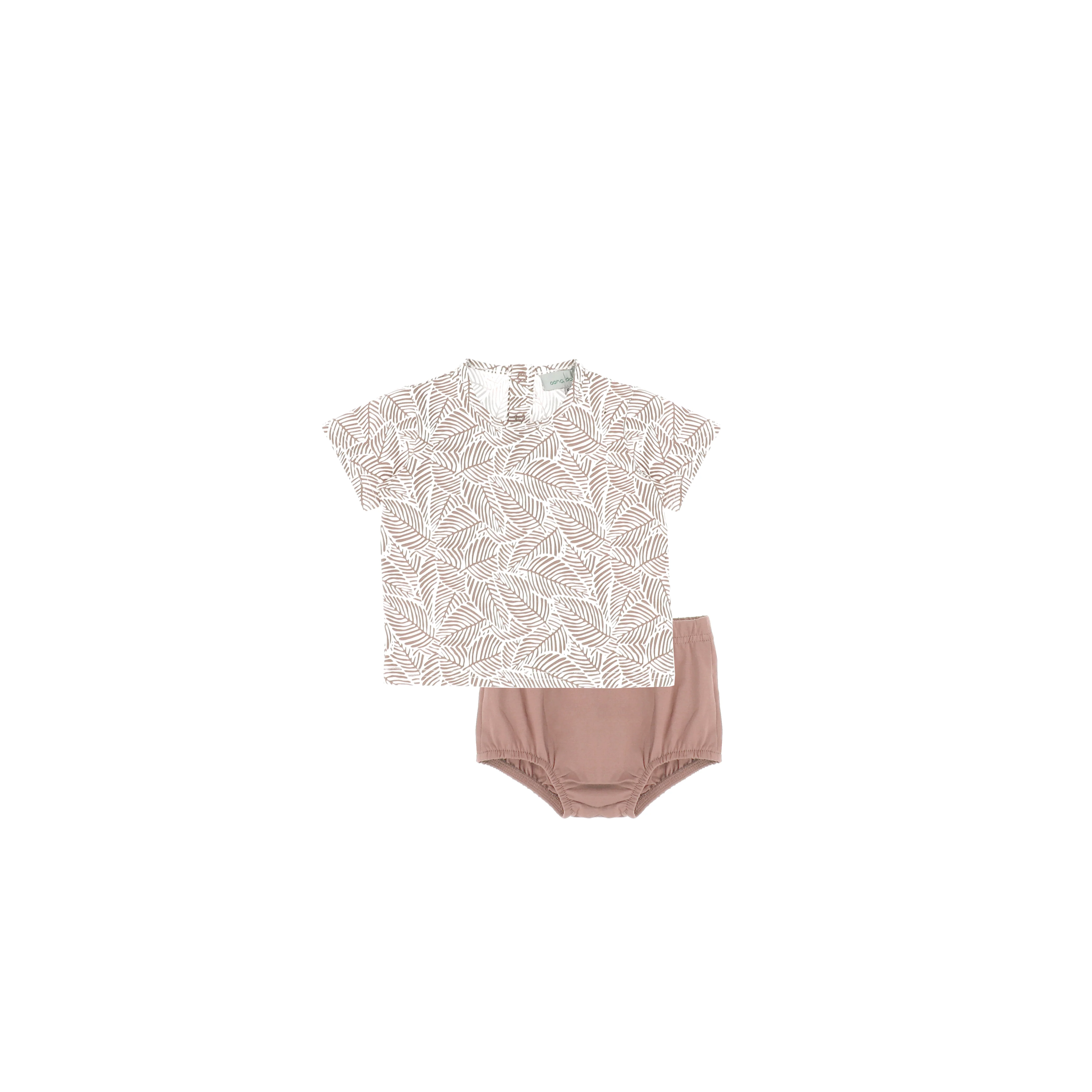 LEAF PRINT BABY SET