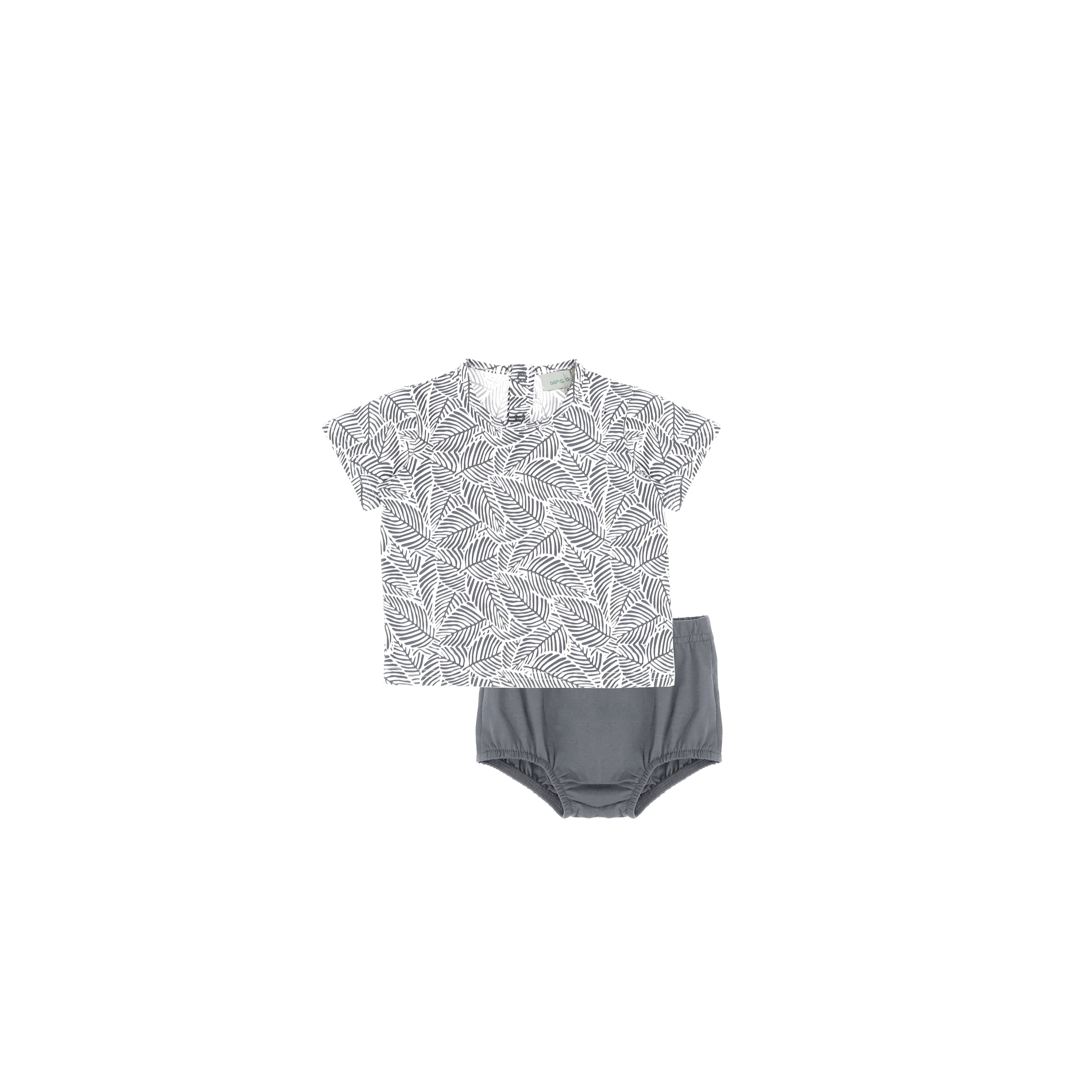 LEAF PRINT BABY SET - Image 3